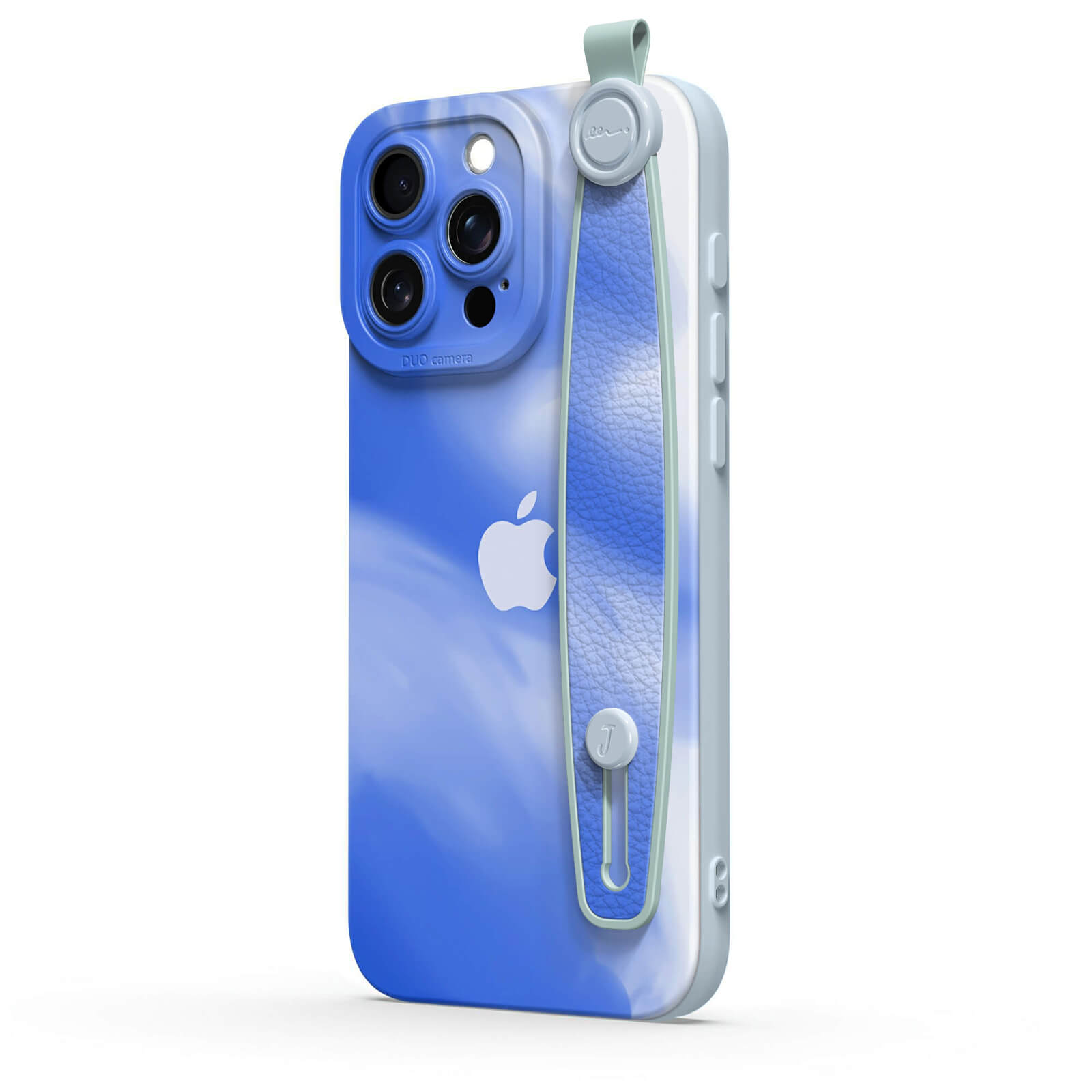 Blue And White | iPhone Series Multifunctional Wristband Case