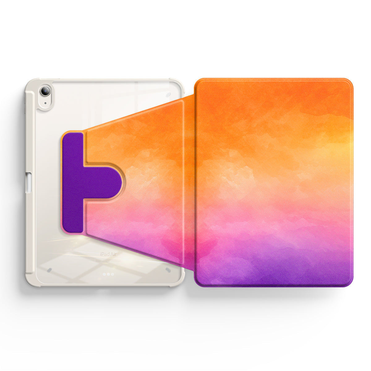 Sunset Color | iPad Series Snap 360° Stand Impact Resistant Case