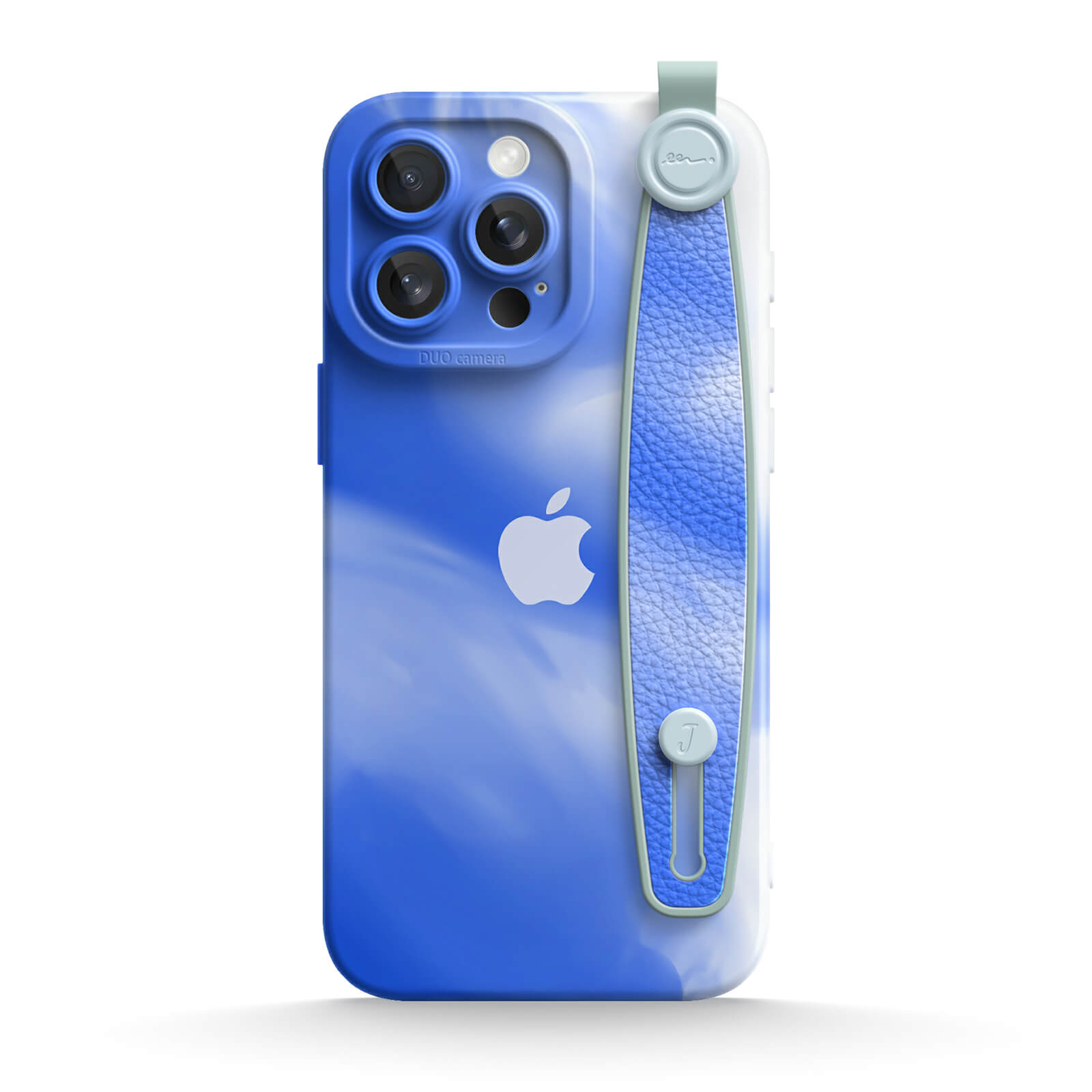 Blue And White | iPhone Series Multifunctional Wristband Case