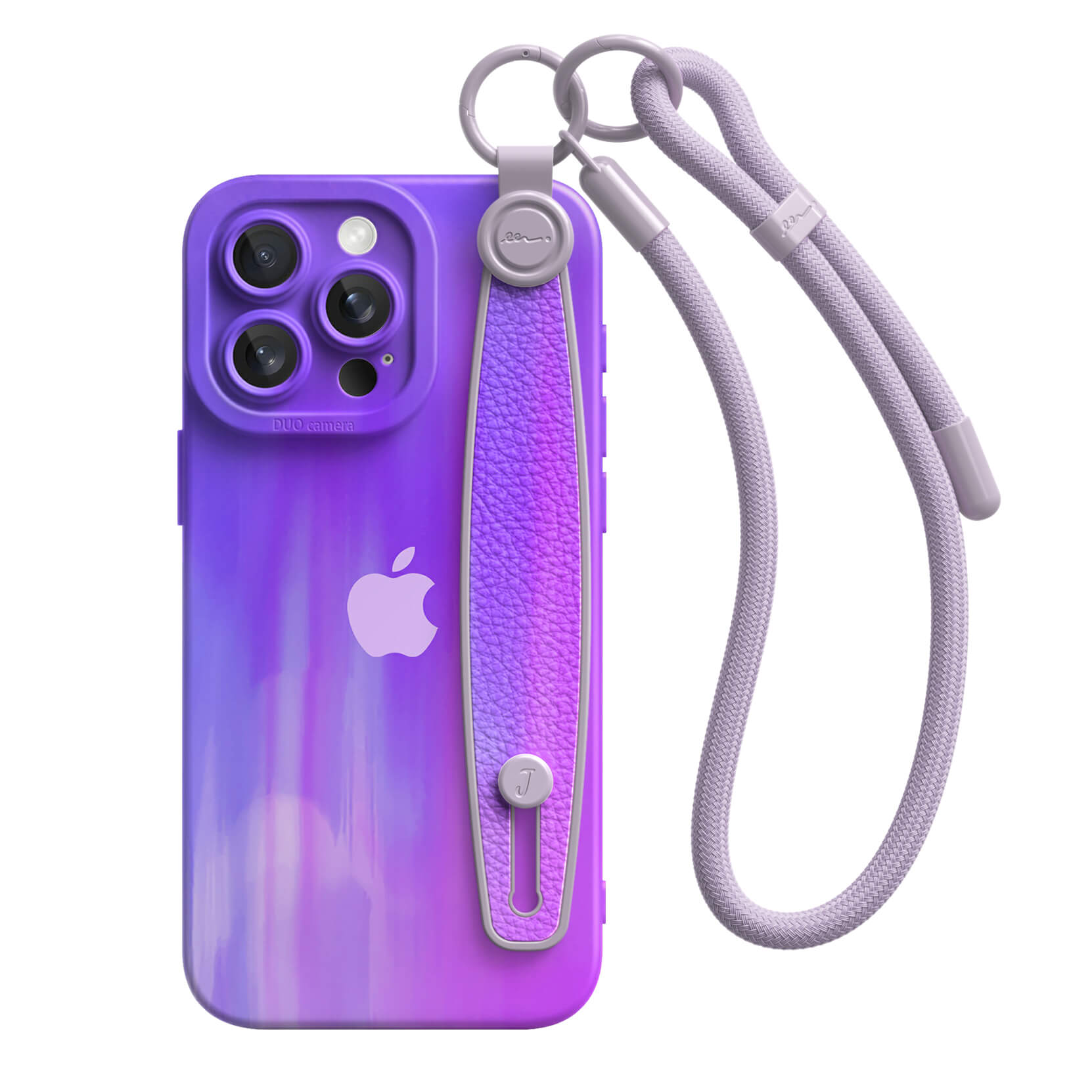 Streamer Purple | iPhone Series Multifunctional Wristband Case