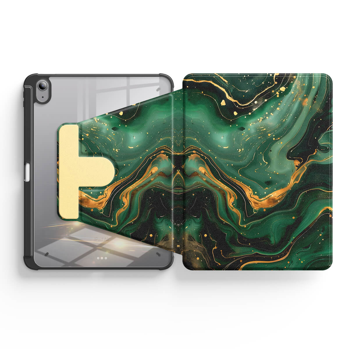 Gilded Green | iPad Series Snap 360° Stand Impact Resistant Case