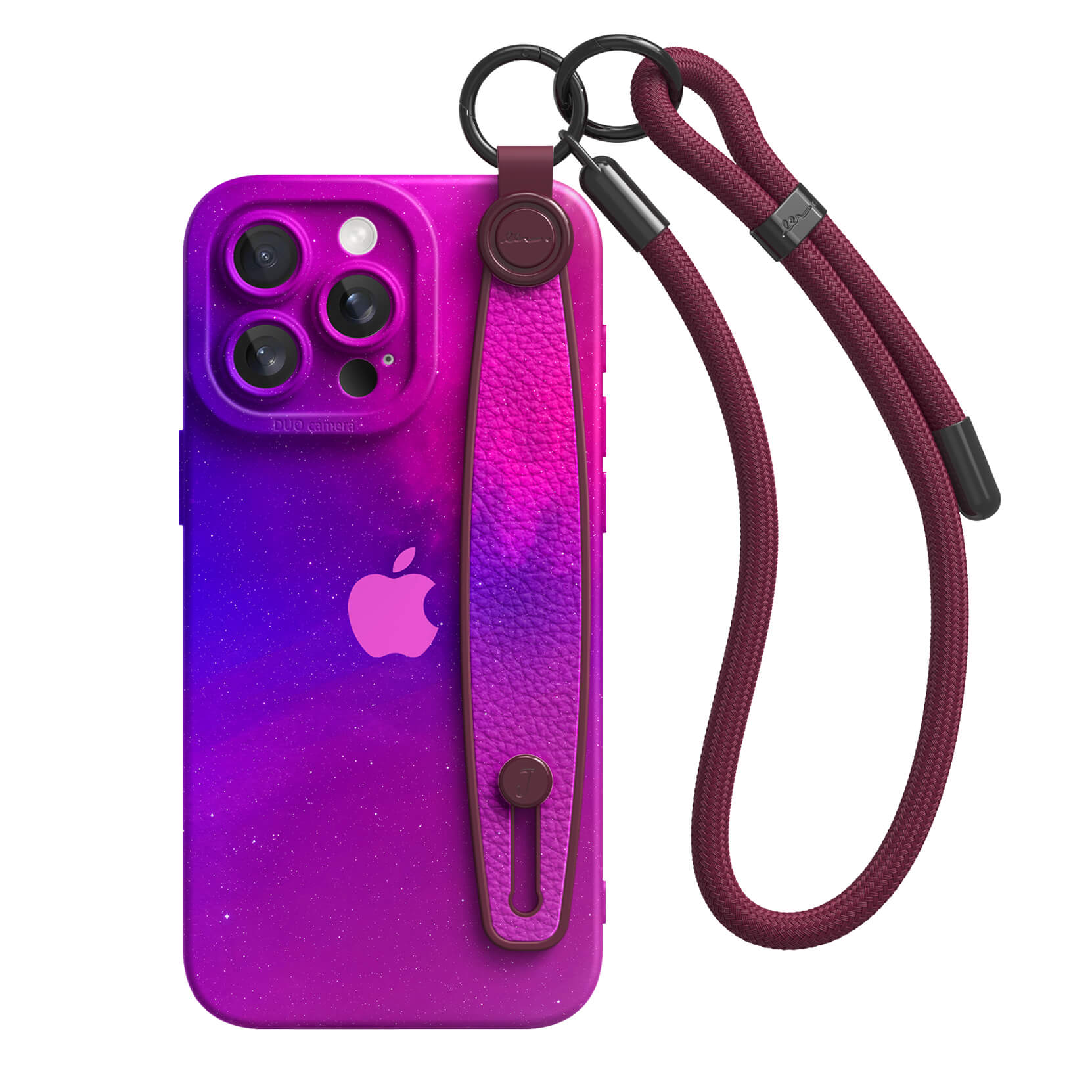 Magnetic Storm-Midnight | iPhone Series Multifunctional Wristband Case