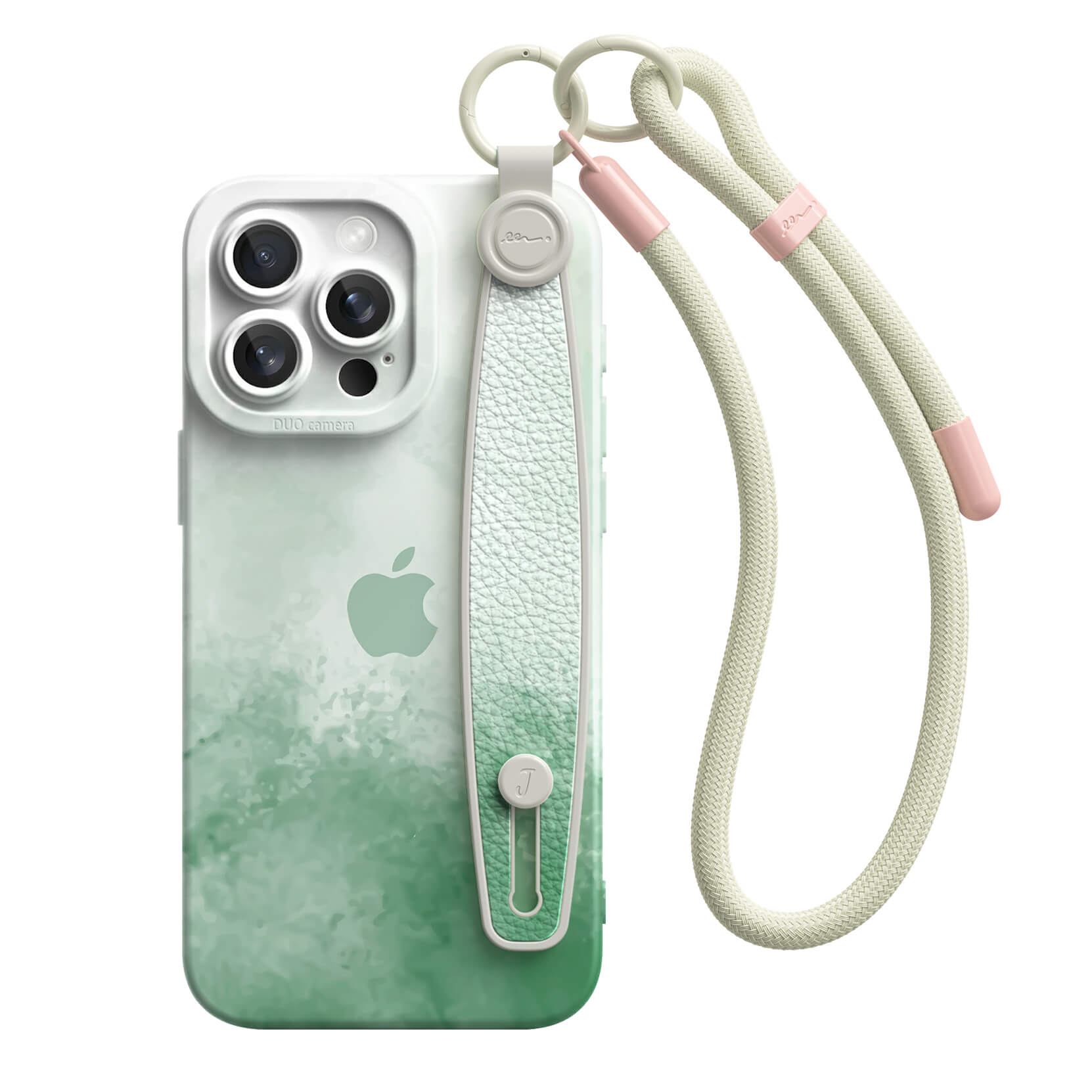 Hidden Mist Green | iPhone Series Multifunctional Wristband Case