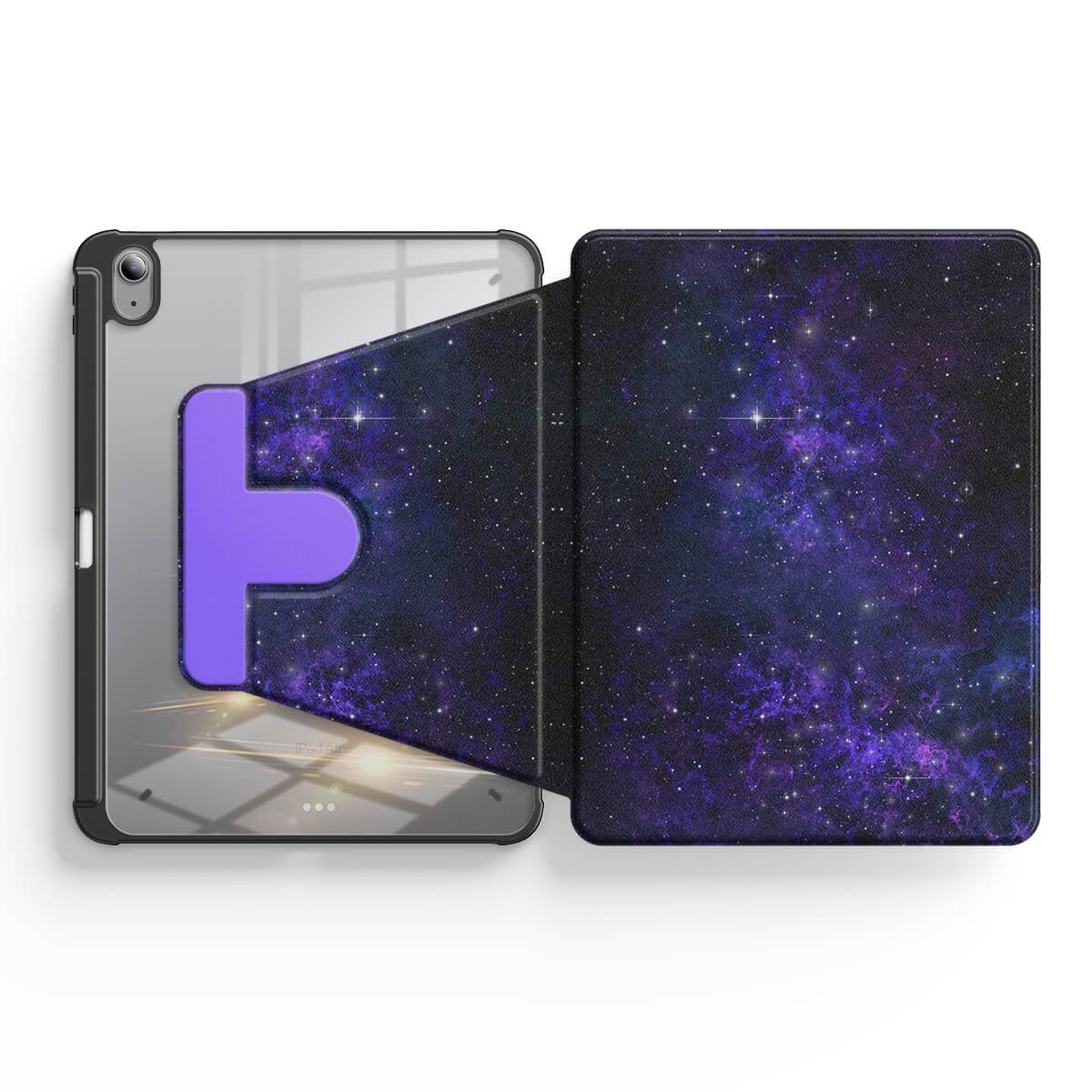 Purple Planet | iPad Series Snap 360° Stand Impact Resistant Case