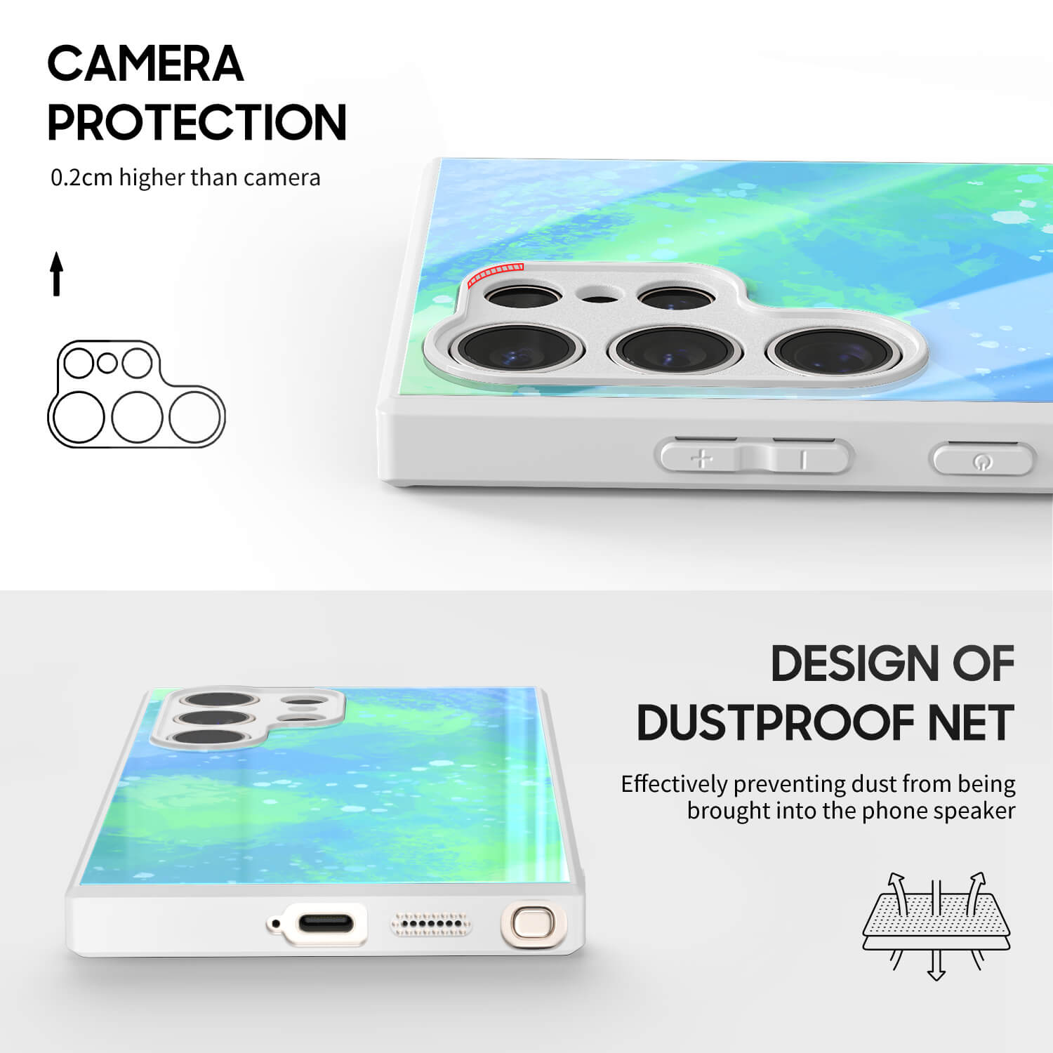 Gradient of Clouds | Samsung Series Impact Resistant Protective Case