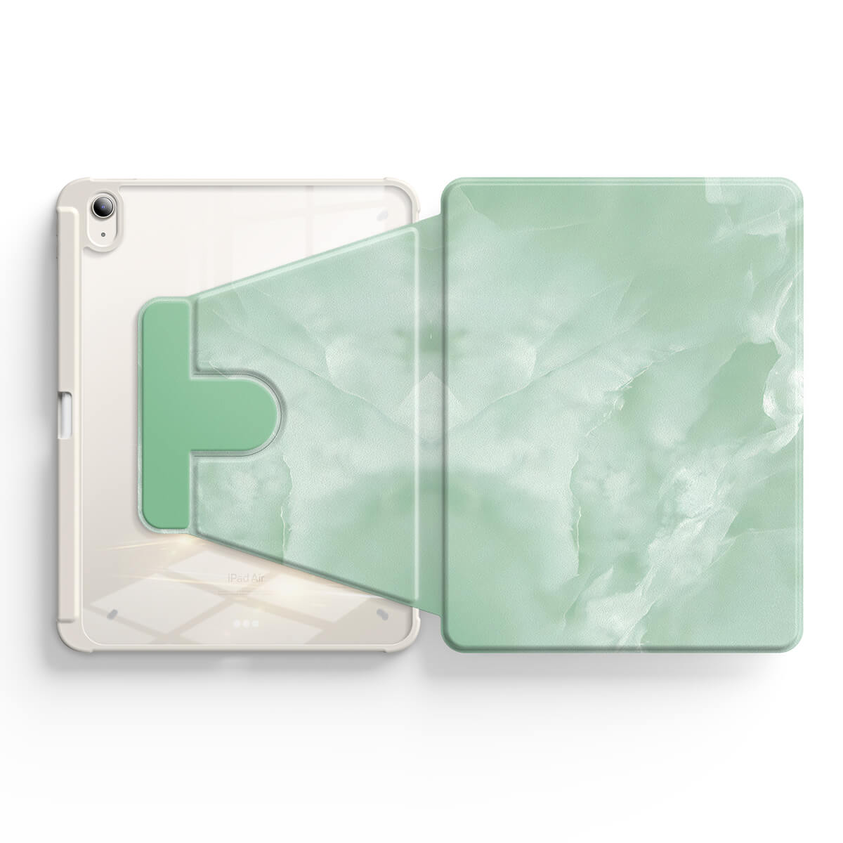 Mint Green | iPad Series Snap 360° Stand Impact Resistant Case