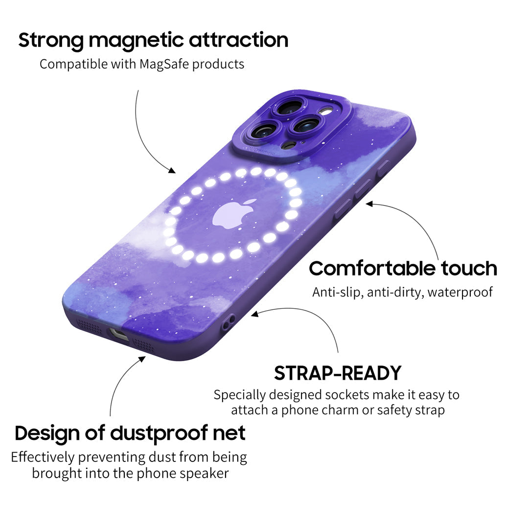 Astral Purple Blue | IPhone Series Impact Resistant Protective Case