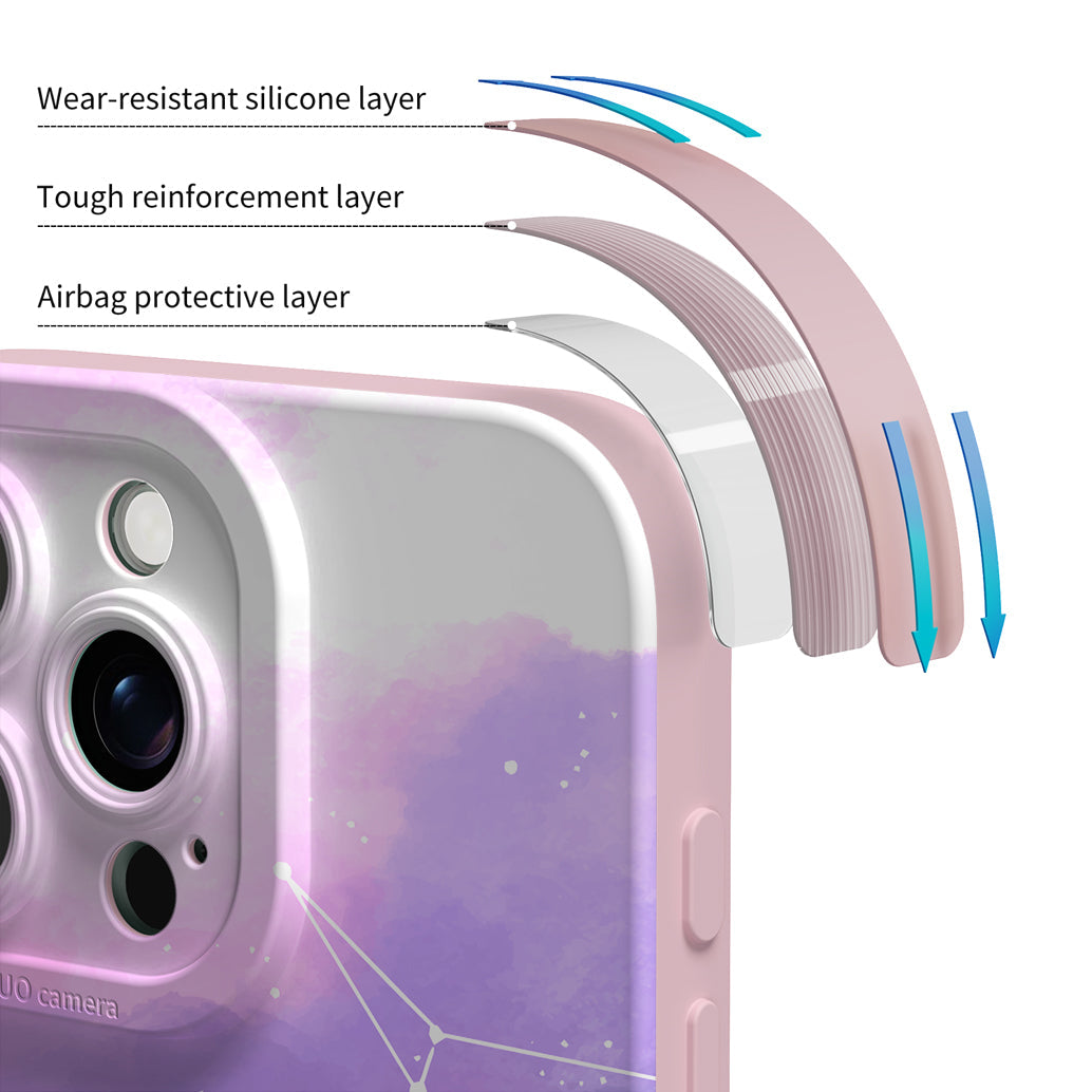 Astral Purple Blue | IPhone Series Impact Resistant Protective Case