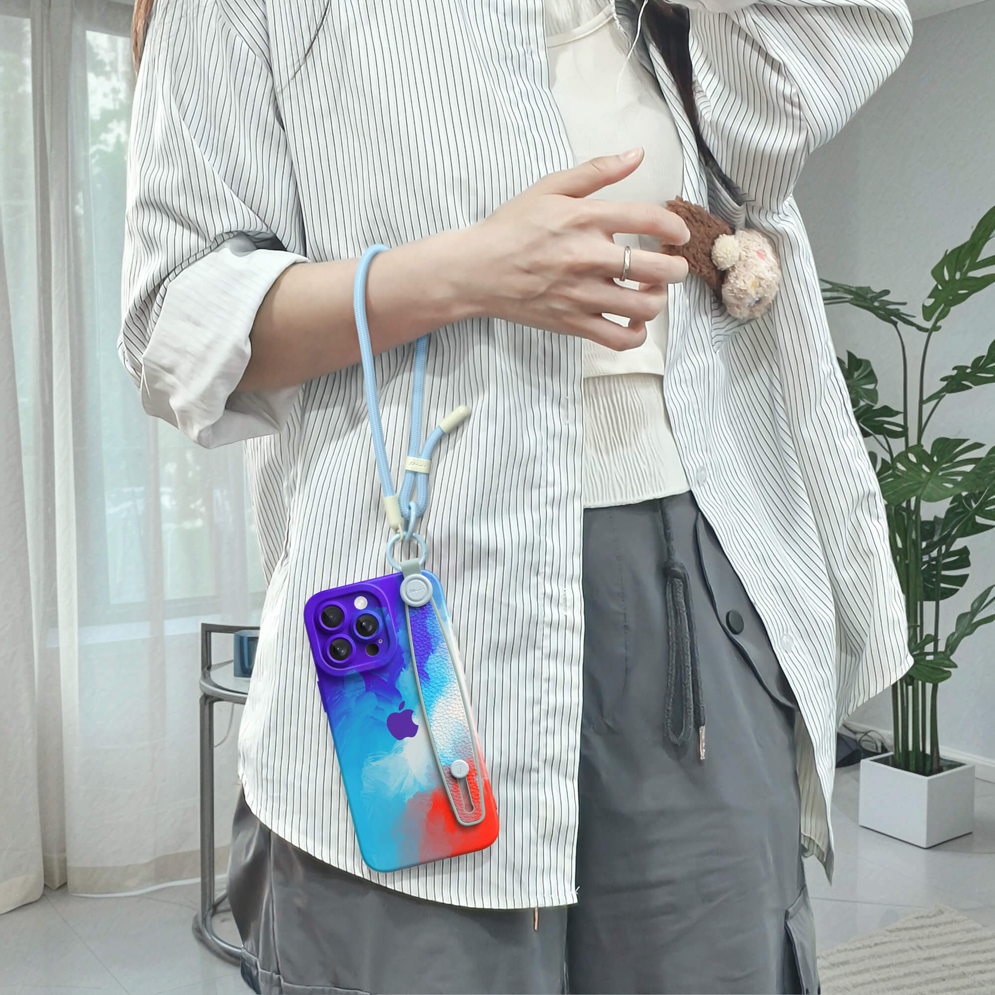 Indigo | iPhone Series Multifunctional Wristband Case