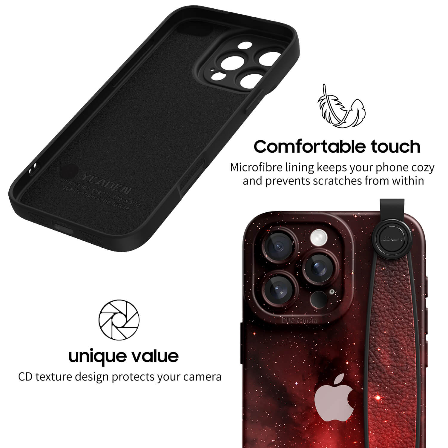 Brilliant Starlight | iPhone Series Multifunctional Wristband Case