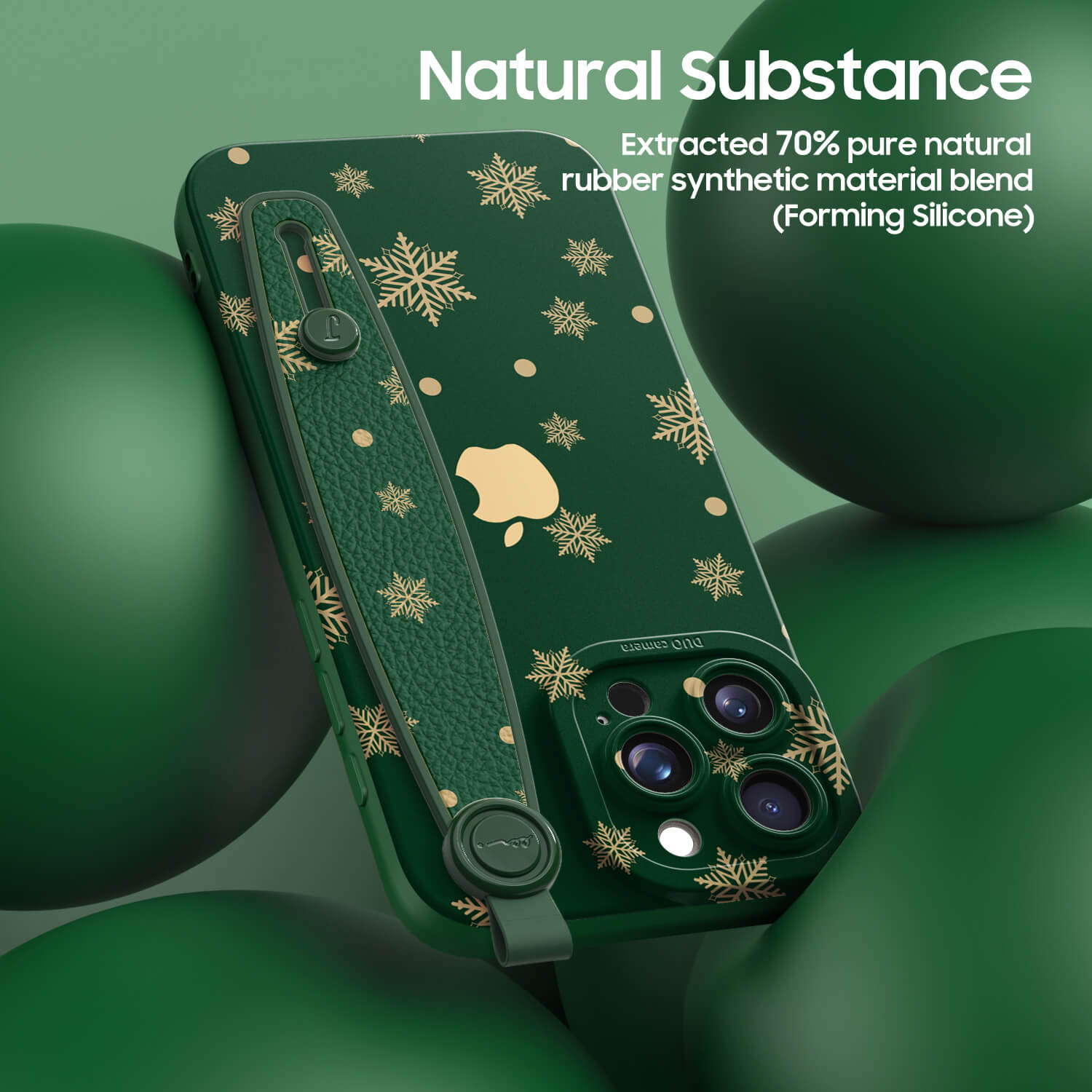 Christmas Fantasy Circle | iPhone Series Multifunctional Wristband Case