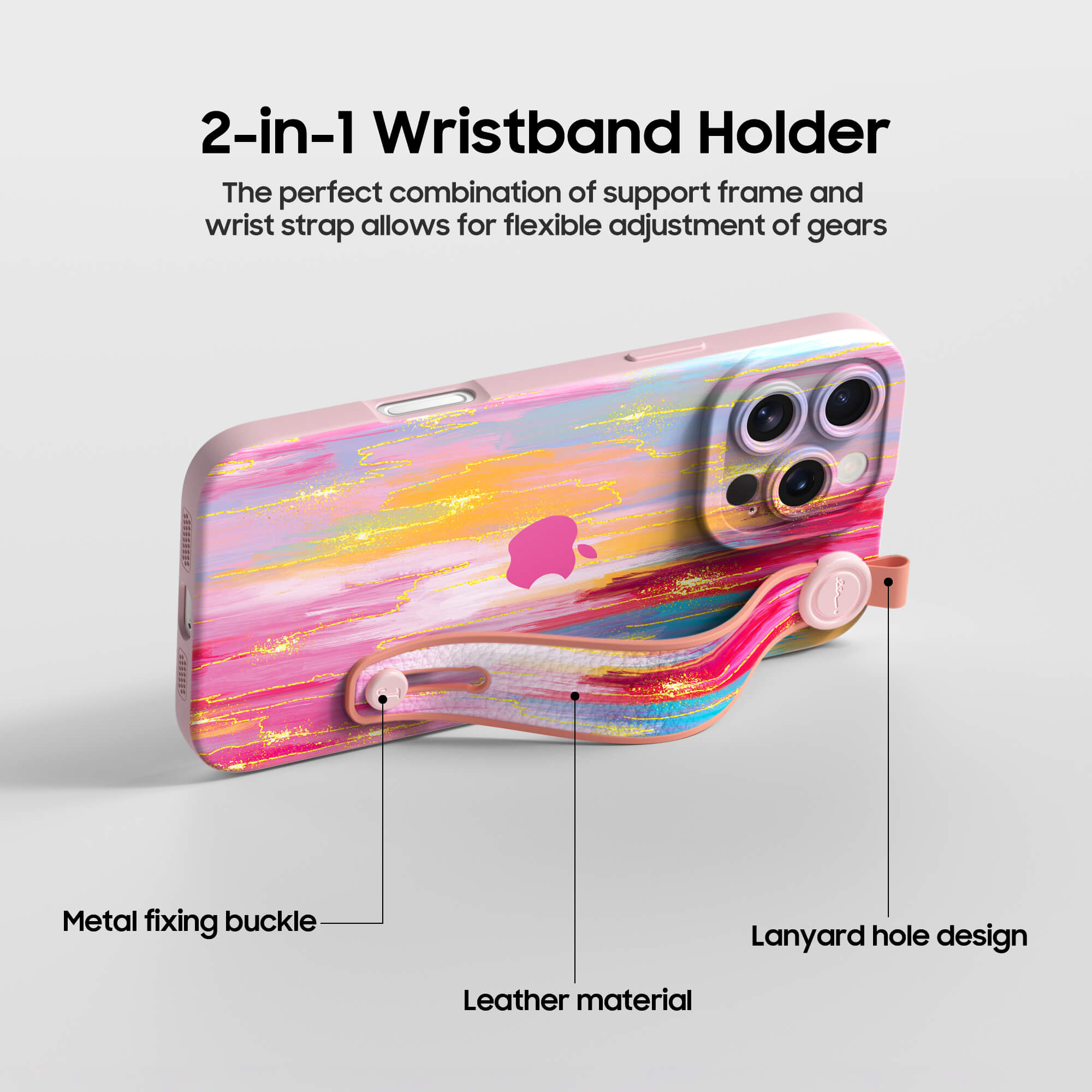 Beetroot | iPhone Series Multifunctional Wristband Case