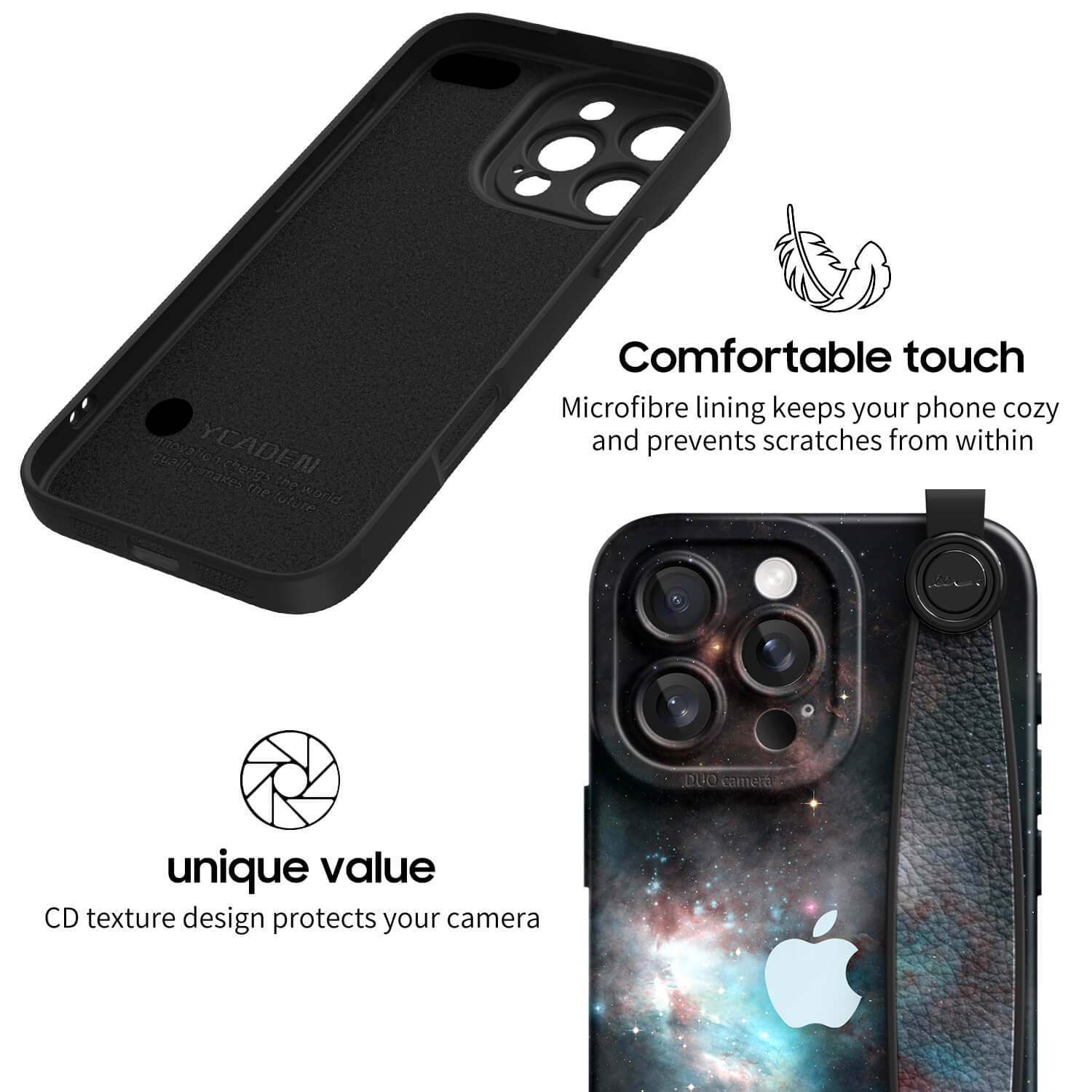 Great Flower Horse Nebula | iPhone Series Multifunctional Wristband Case