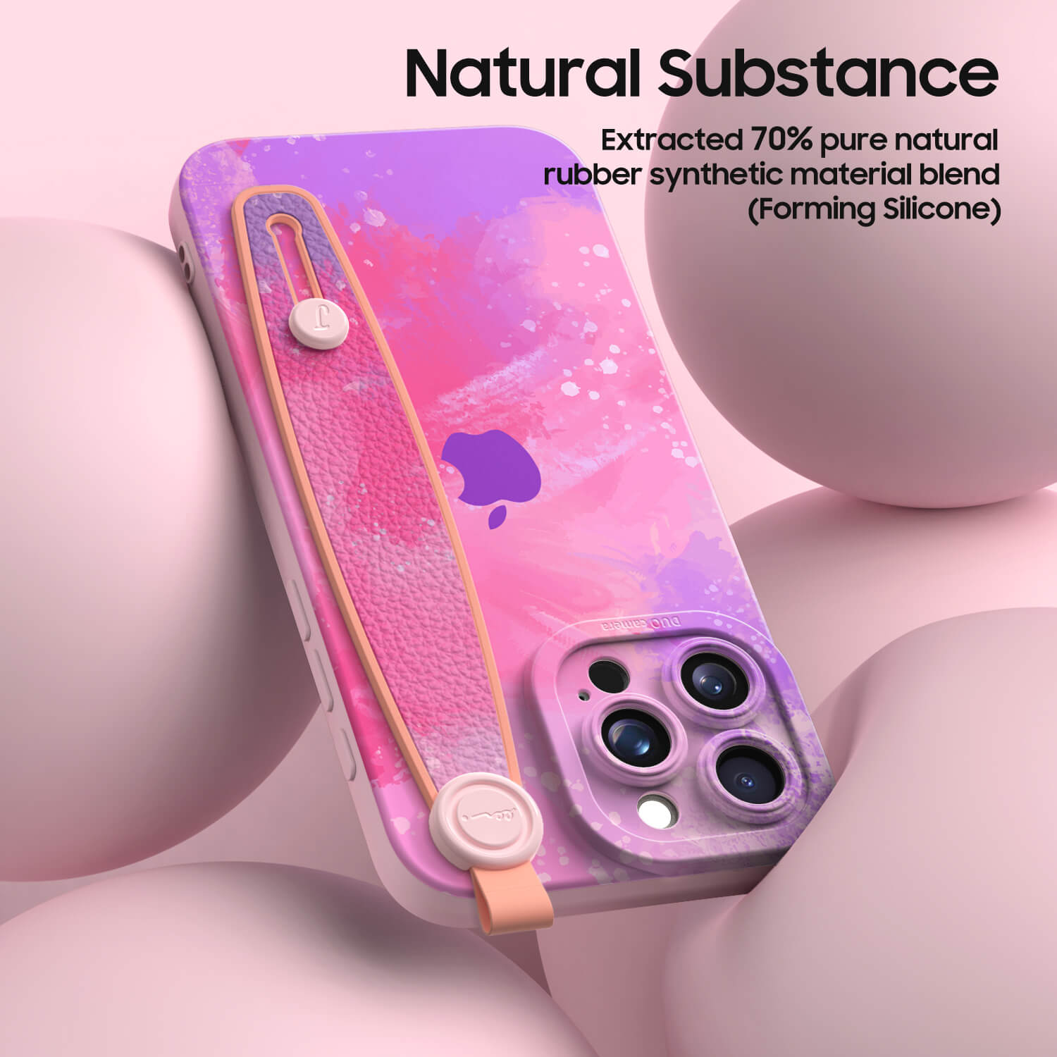 Snow Peak Color | iPhone Series Multifunctional Wristband Case