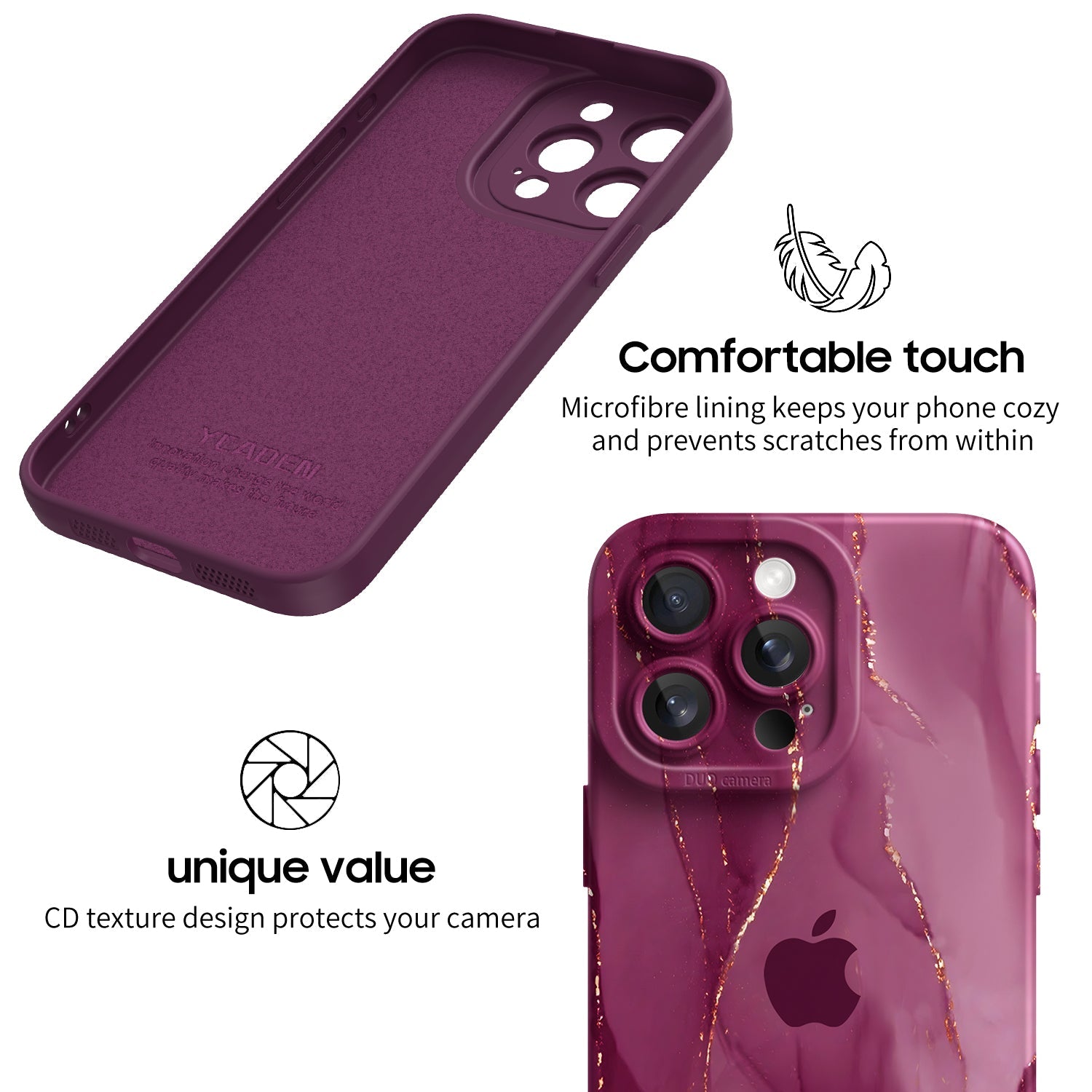 Elegant Powder | IPhone Series Impact Resistant Protective Case