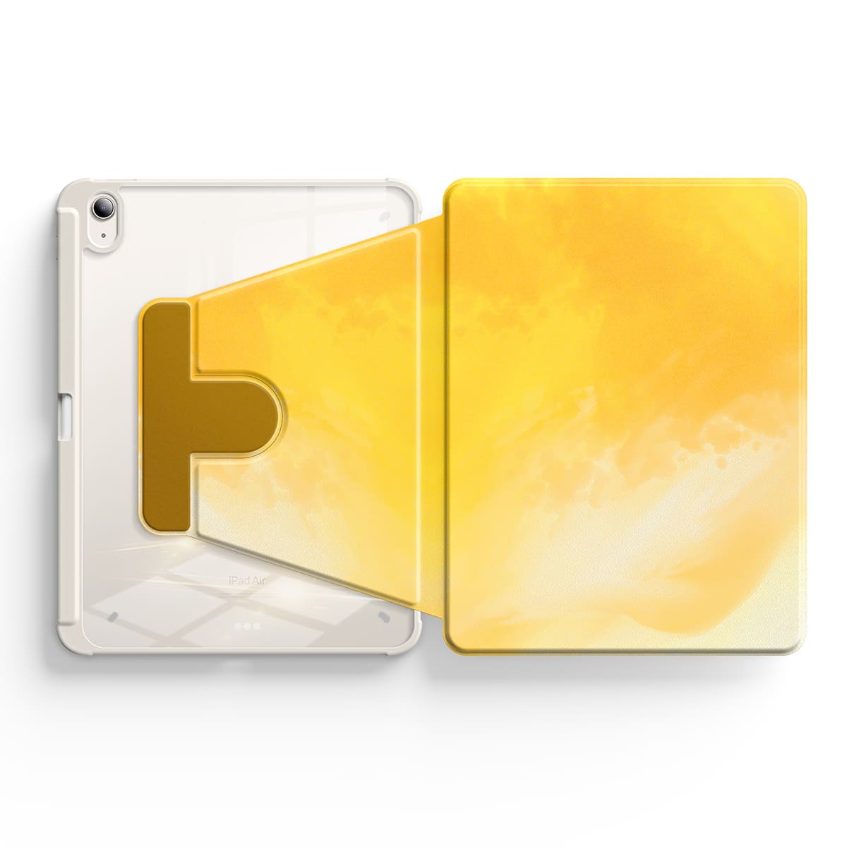 Bright Yellow | iPad Series Snap 360° Stand Impact Resistant Case