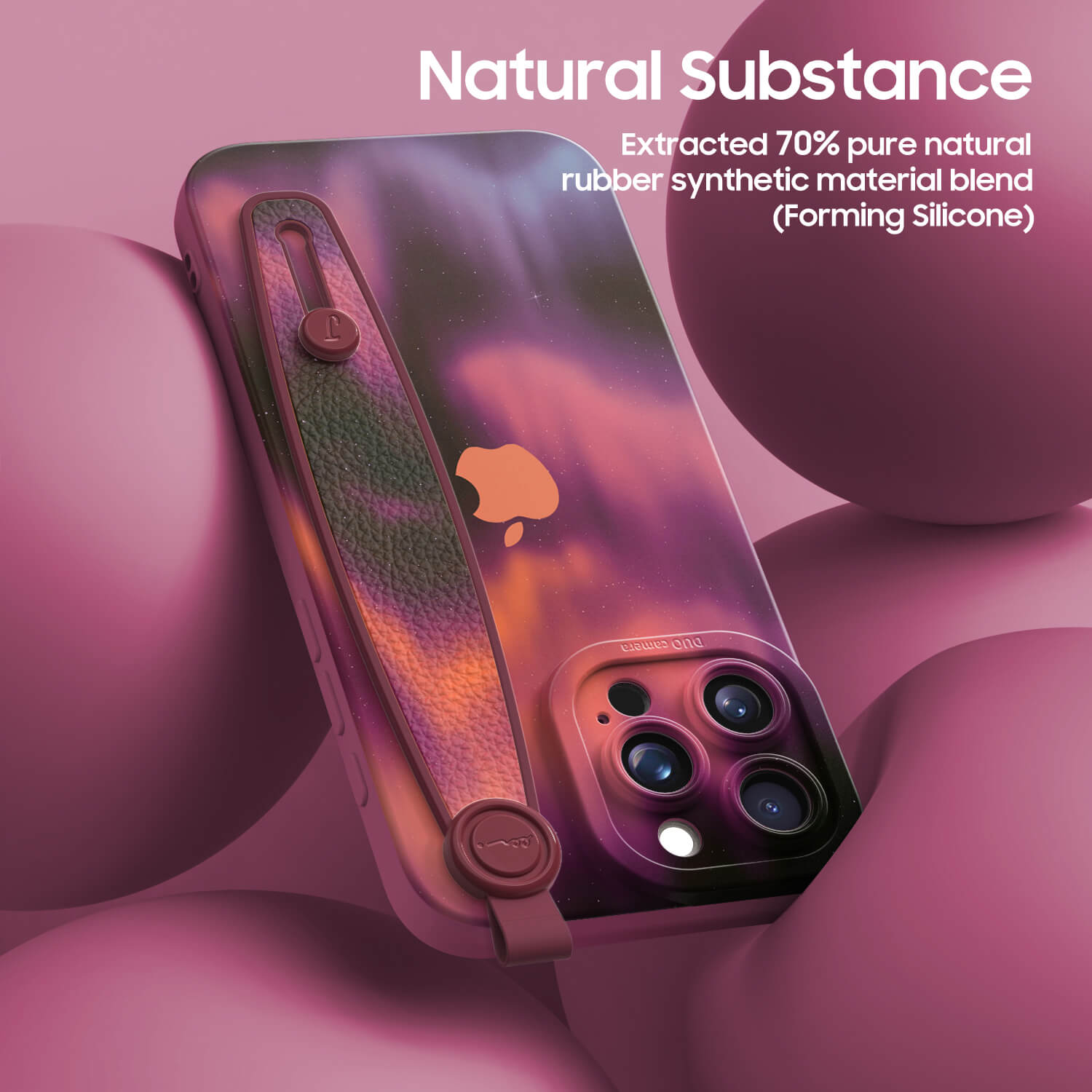 Magnetic Storm-Dusk | iPhone Series Multifunctional Wristband Case