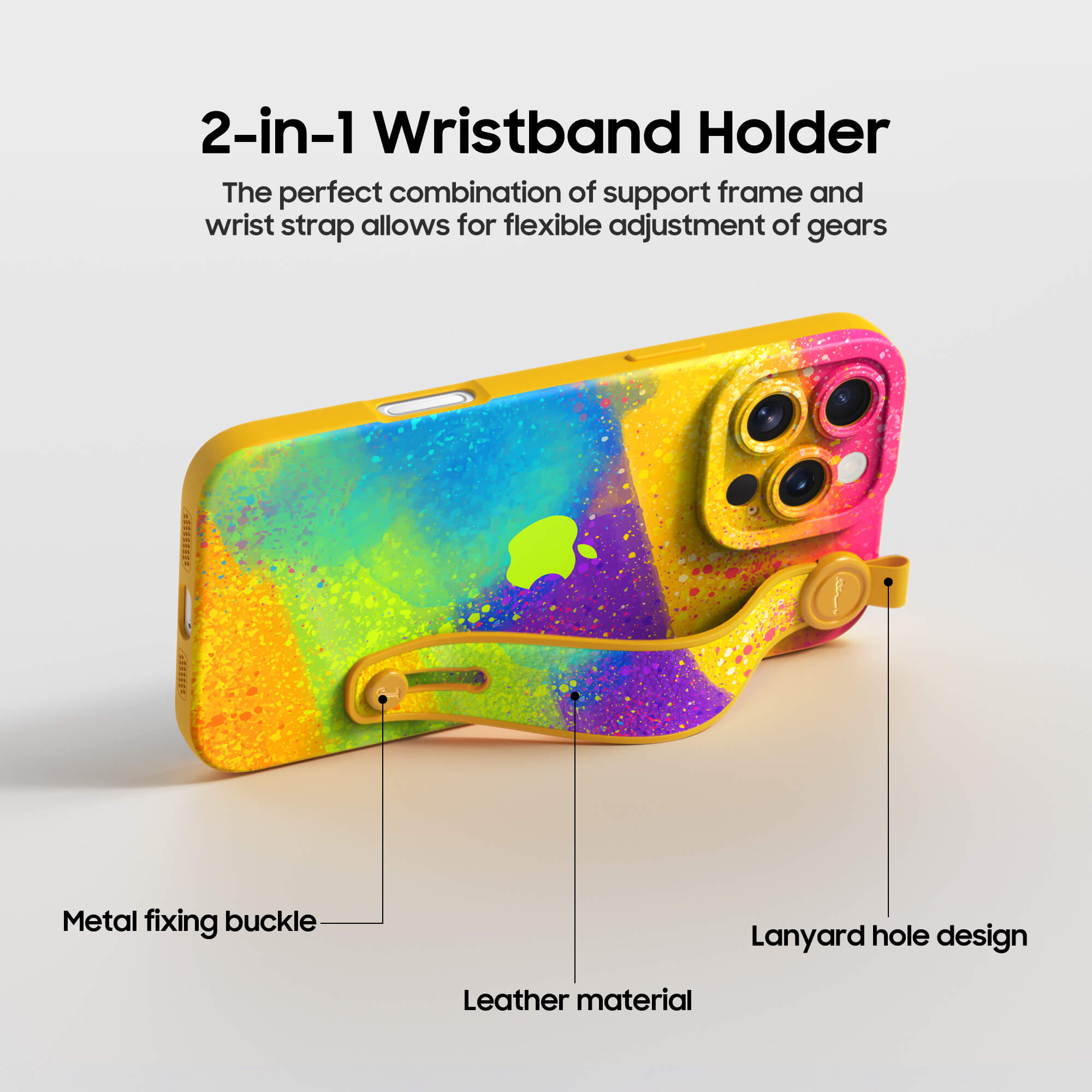 Fluorescent Jellyfish | iPhone Series Multifunctional Wristband Case