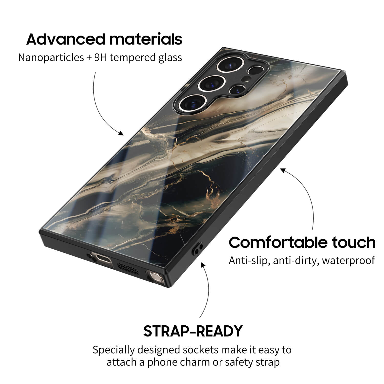 Wave Stone | Samsung Series Impact Resistant Protective Case