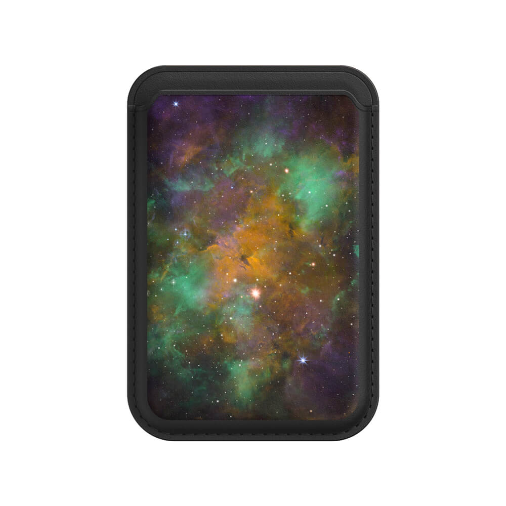 Lizard Nebula | Leather Wallet with MagSafe