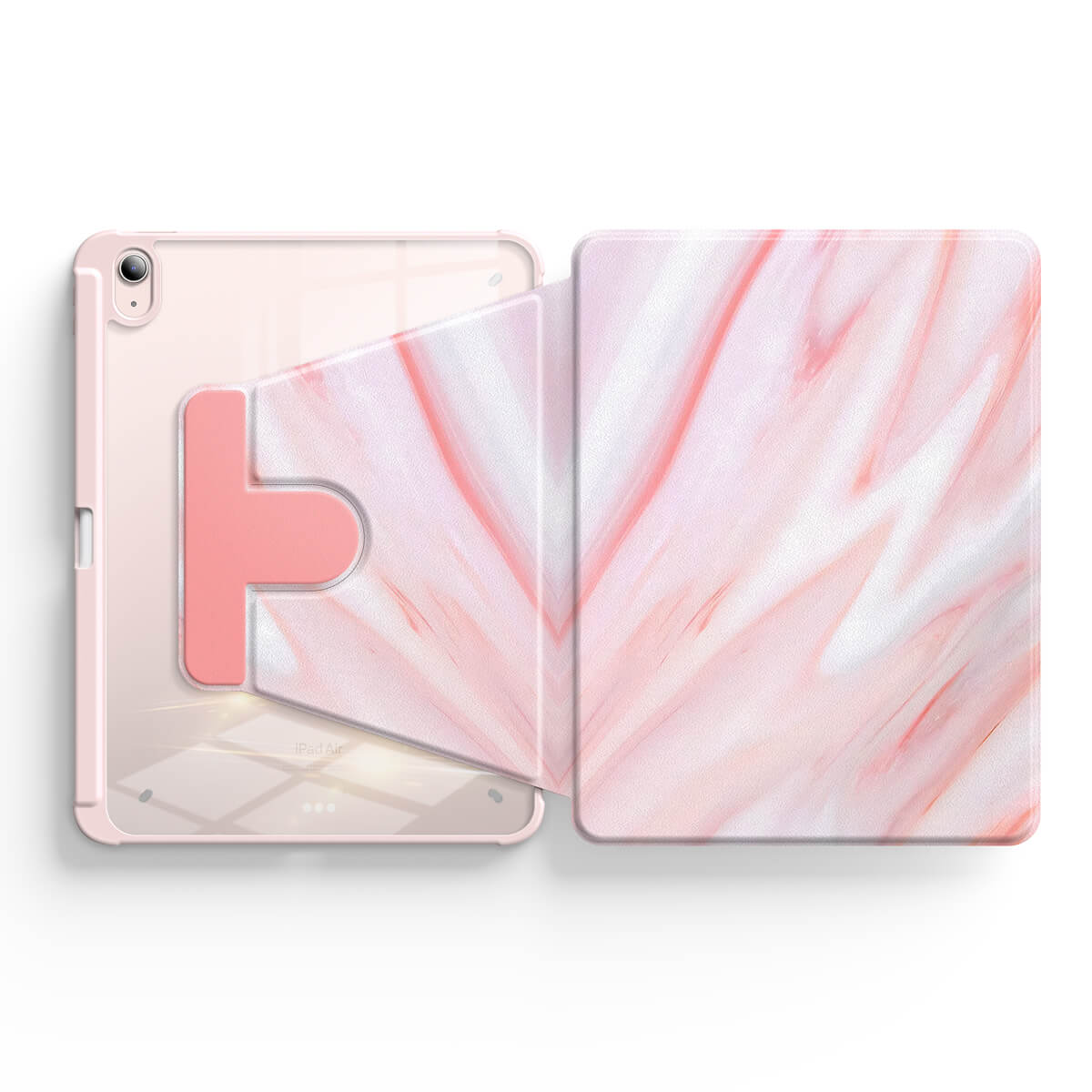 Pink Jade | iPad Series Snap 360° Stand Impact Resistant Case