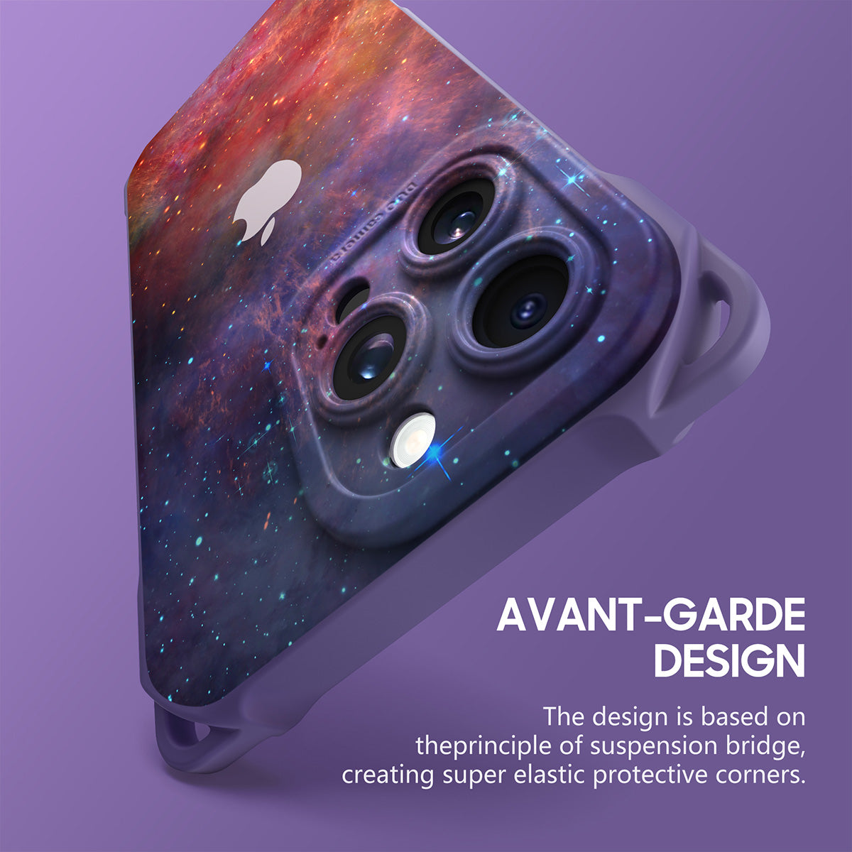 Blue-Purple Nebula | iPhone Series Ultra Impact Resistant Protective Case