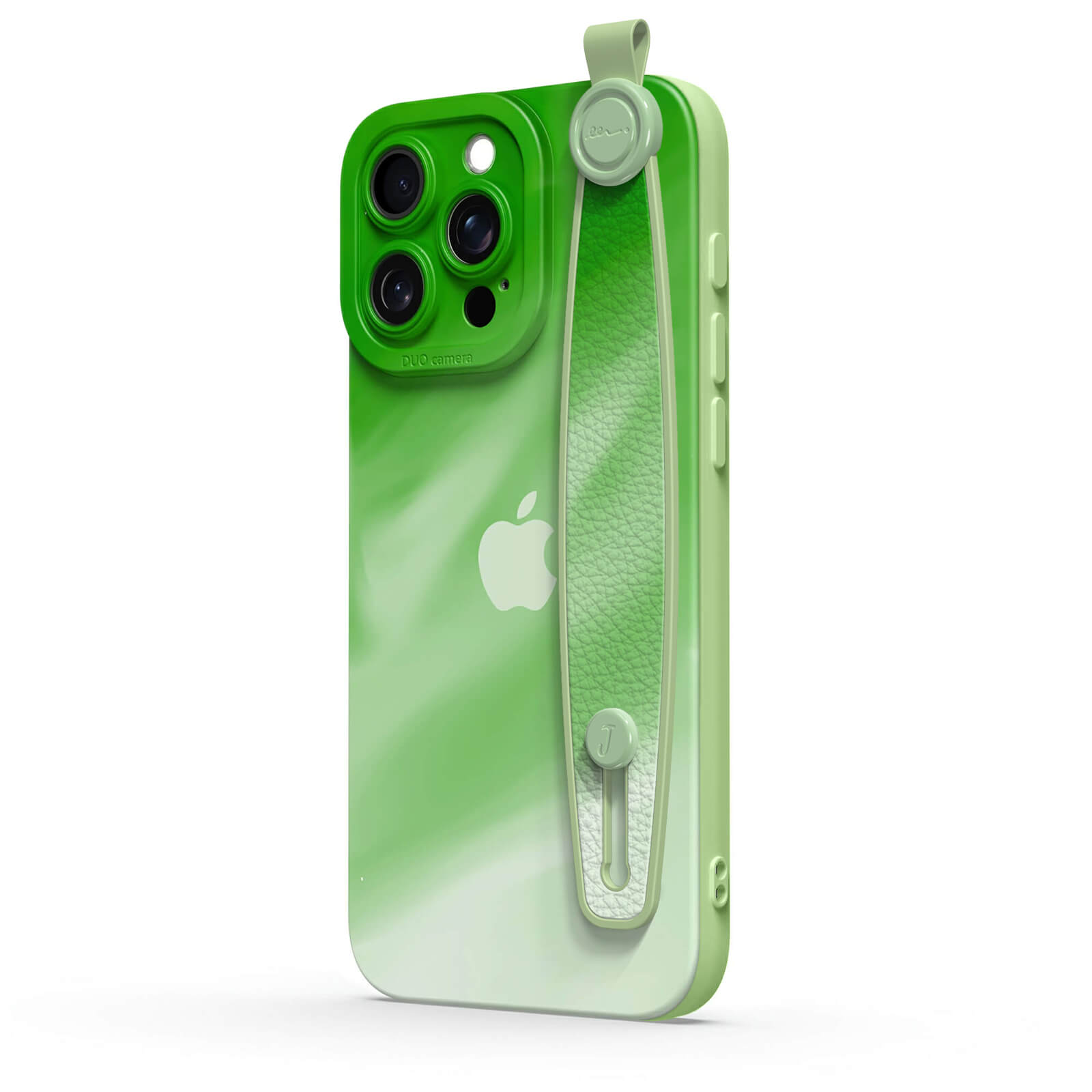 Green and White | iPhone Series Multifunctional Wristband Case