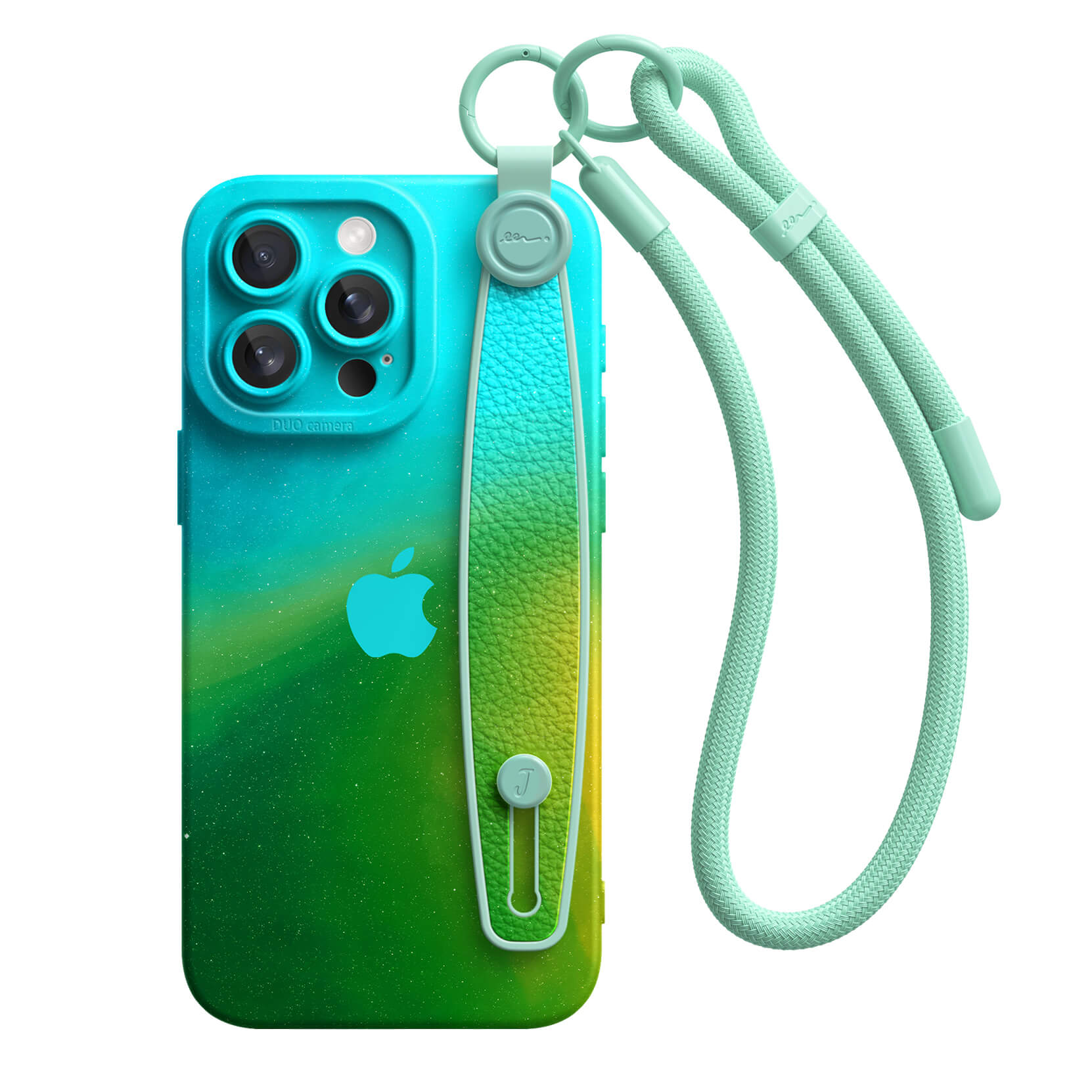 Polar-Green to Yellow | iPhone Series Multifunctional Wristband Case