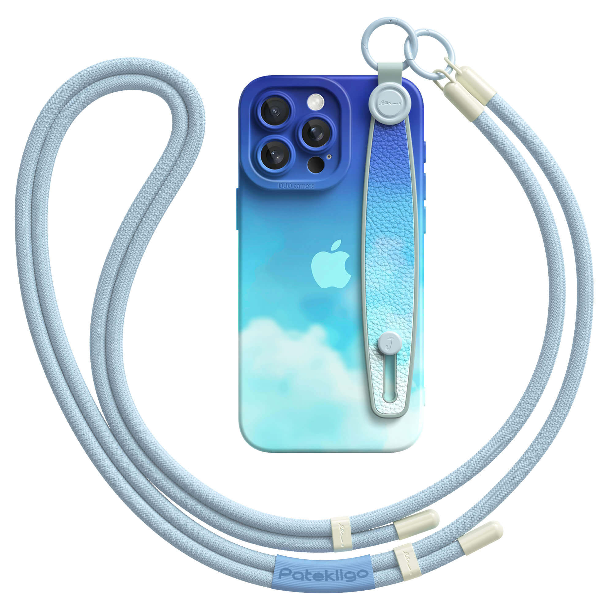 Sky Blue | iPhone Series Multifunctional Wristband Case