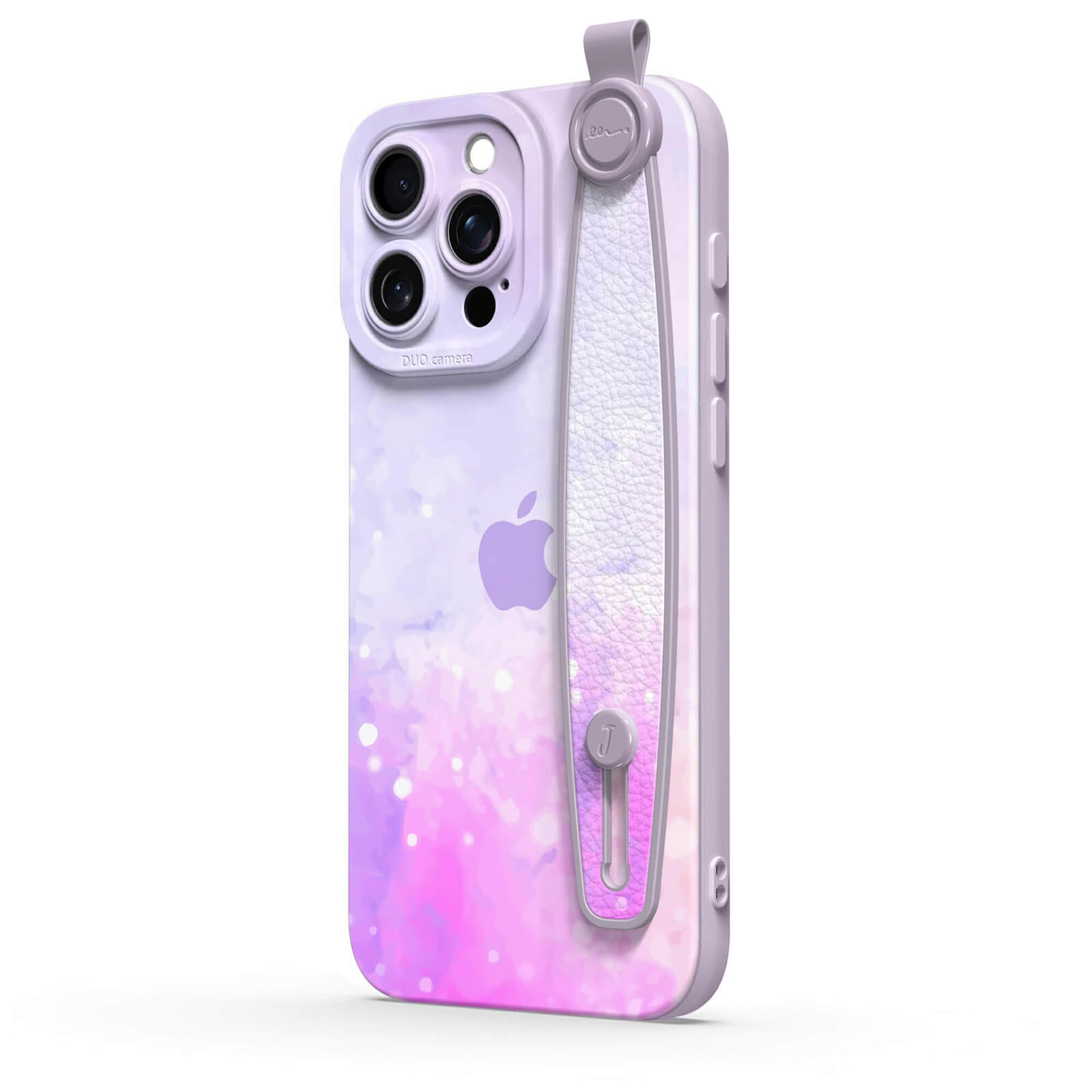 Gouache Purple | iPhone Series Multifunctional Wristband Case