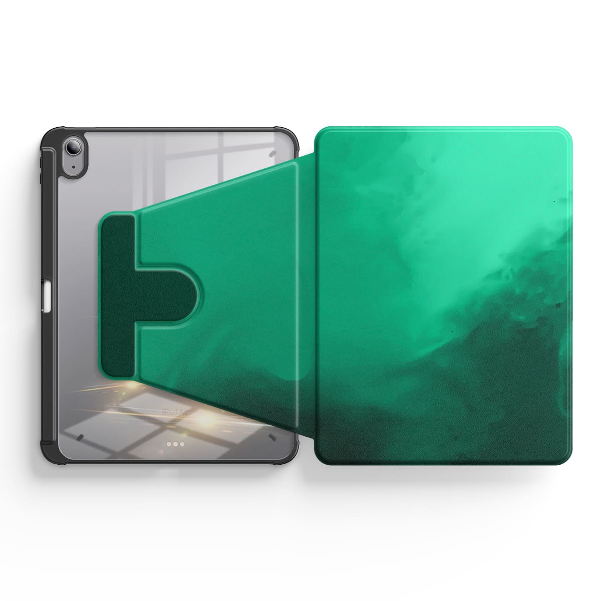 Midnight Green | iPad Series Snap 360° Stand Impact Resistant Case