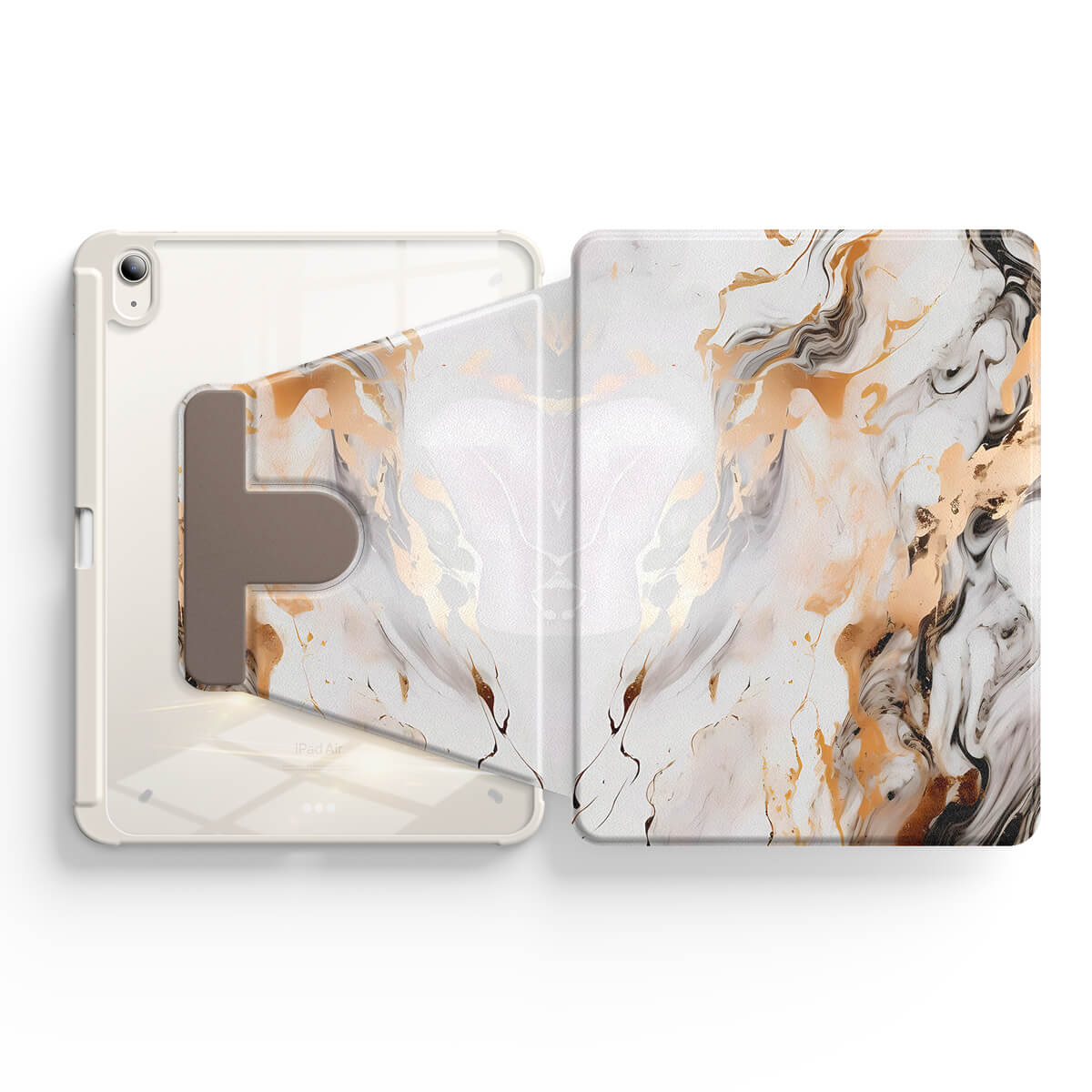 Rice Golden Jade | iPad Series Snap 360° Stand Impact Resistant Case