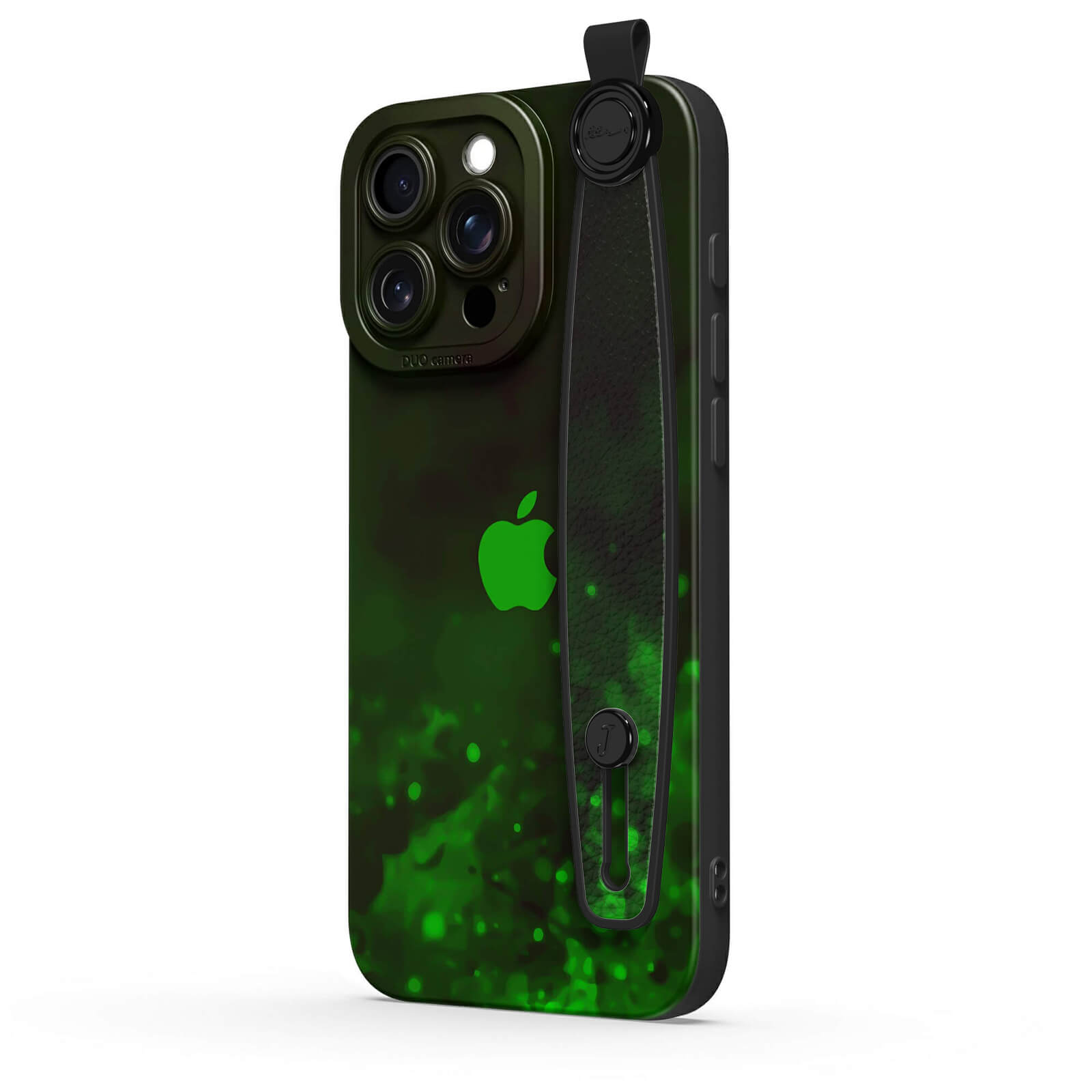 Black Green | iPhone Series Multifunctional Wristband Case