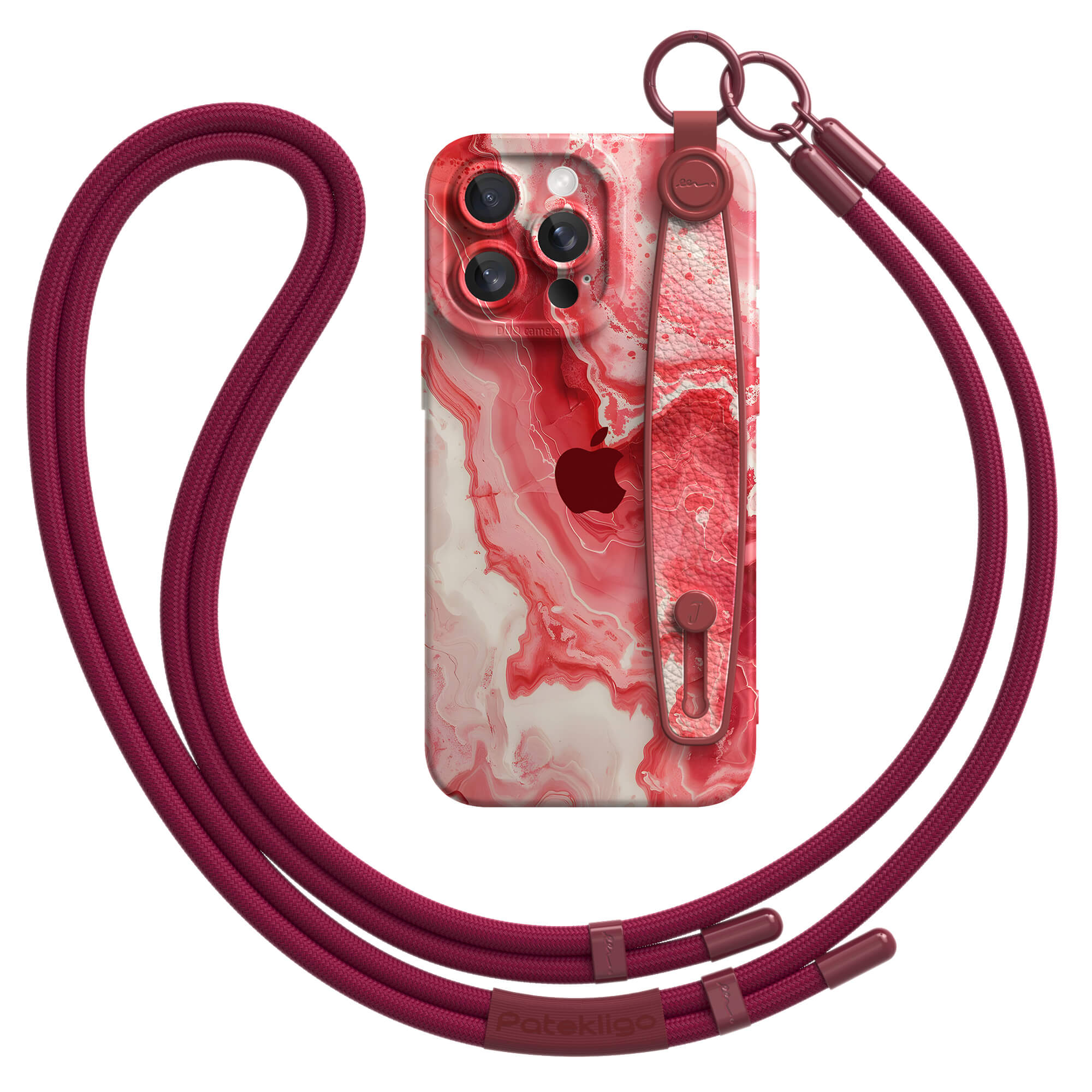 Tieling Red | iPhone Series Multifunctional Wristband Case