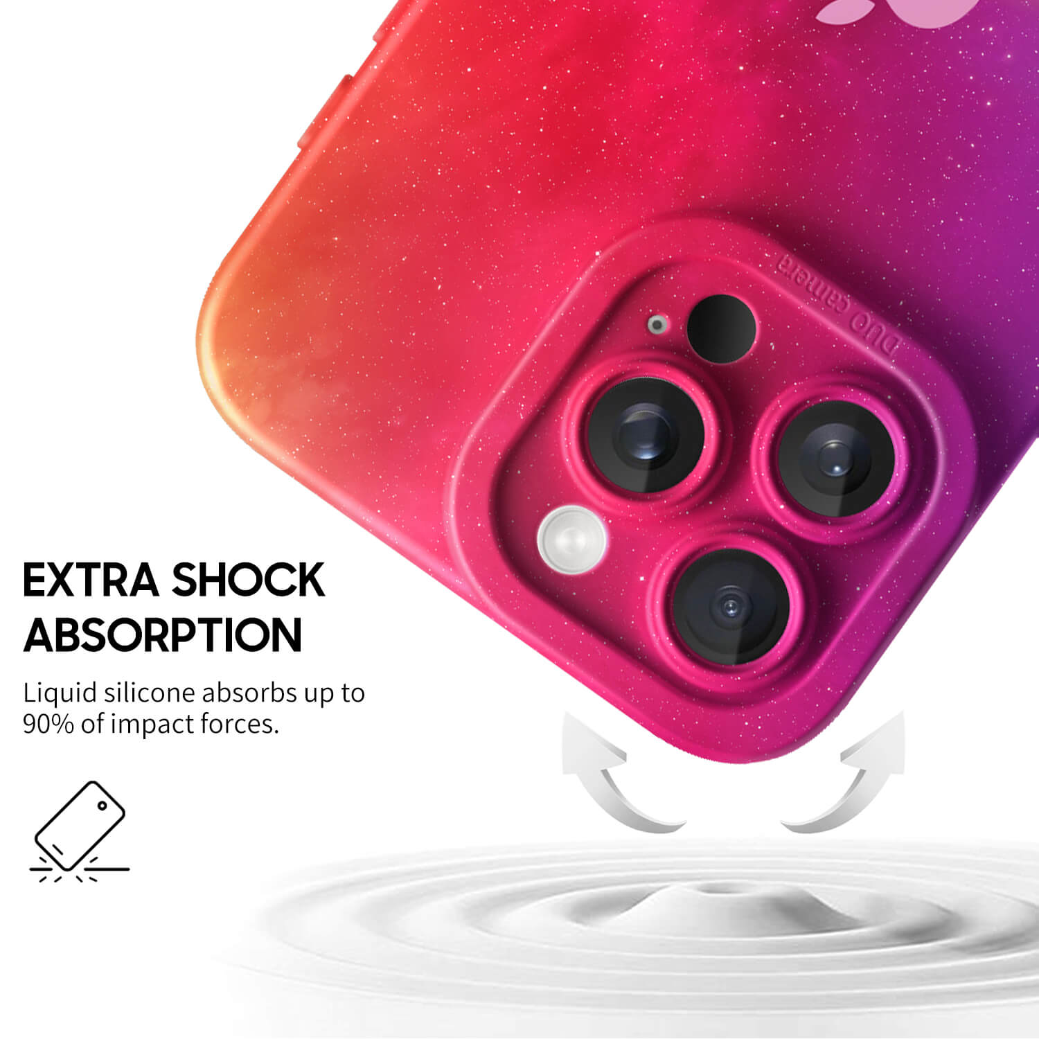 Light Follows Ghosting | IPhone Series Impact Resistant Protective Case