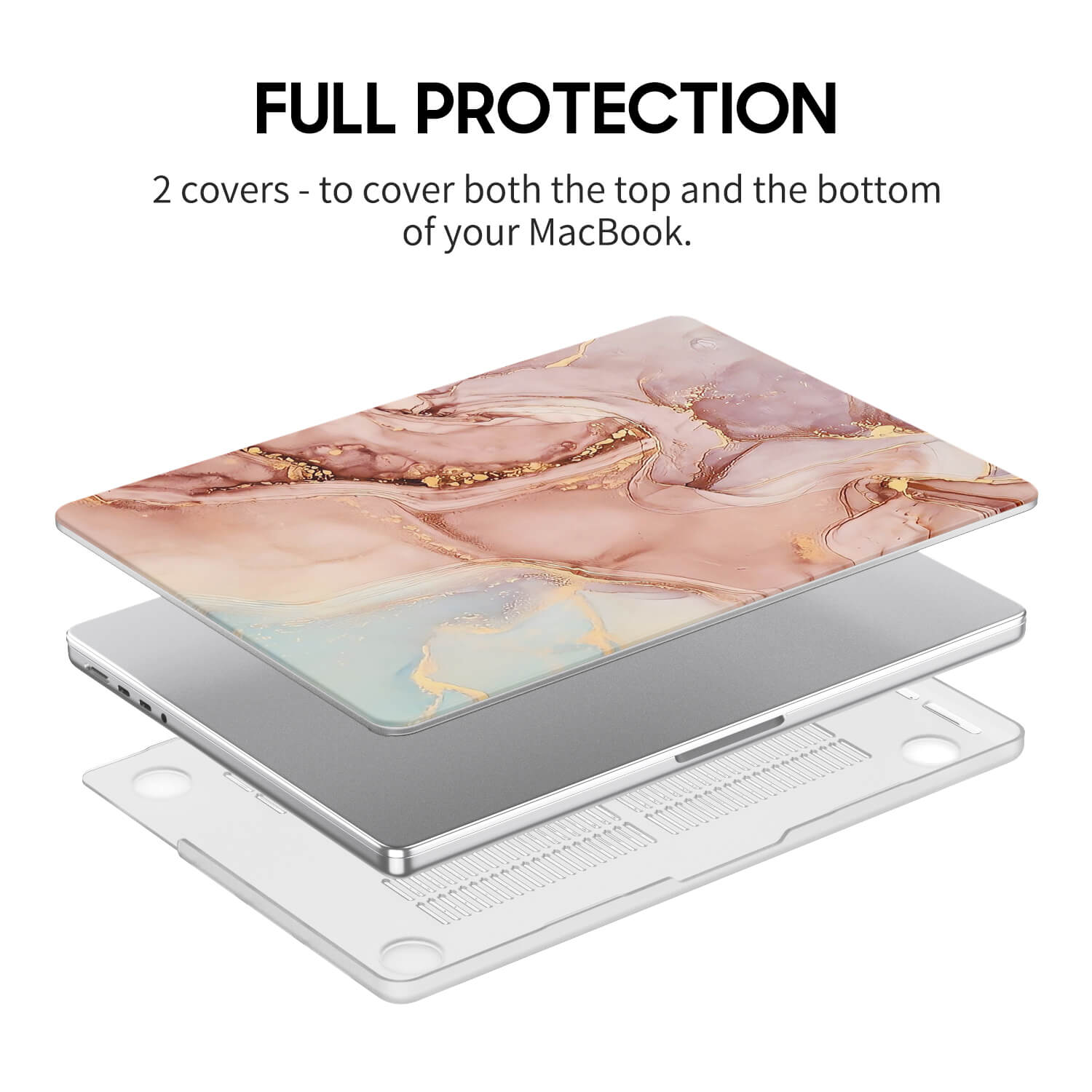 Ice Flower Jade | Macbook Anti-Fall Protective Case