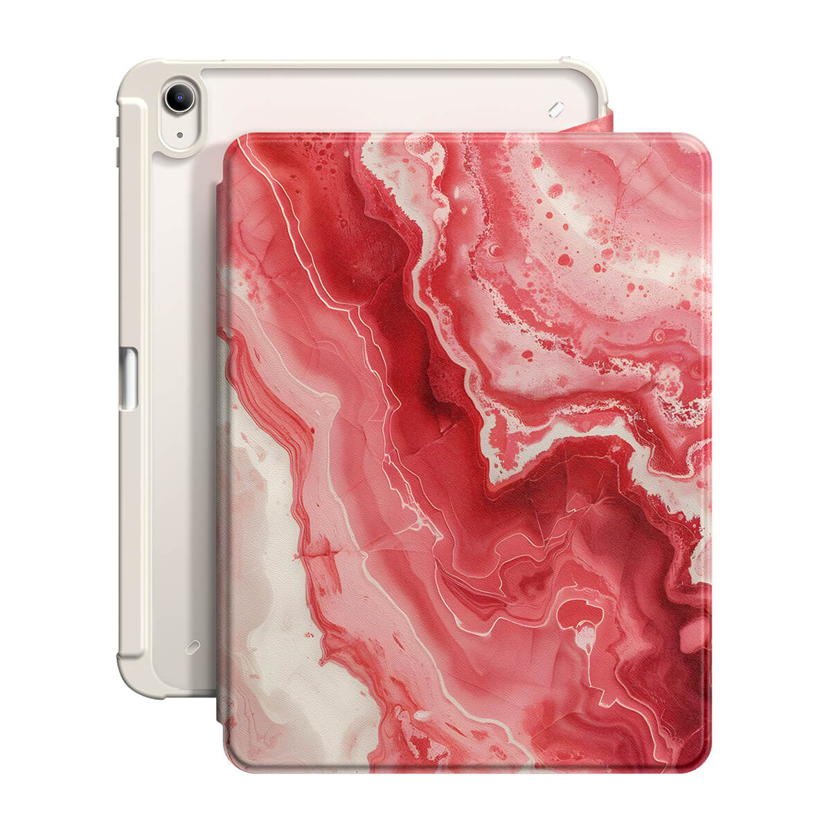 Tieling Red | iPad Series Snap 360° Stand Impact Resistant Case