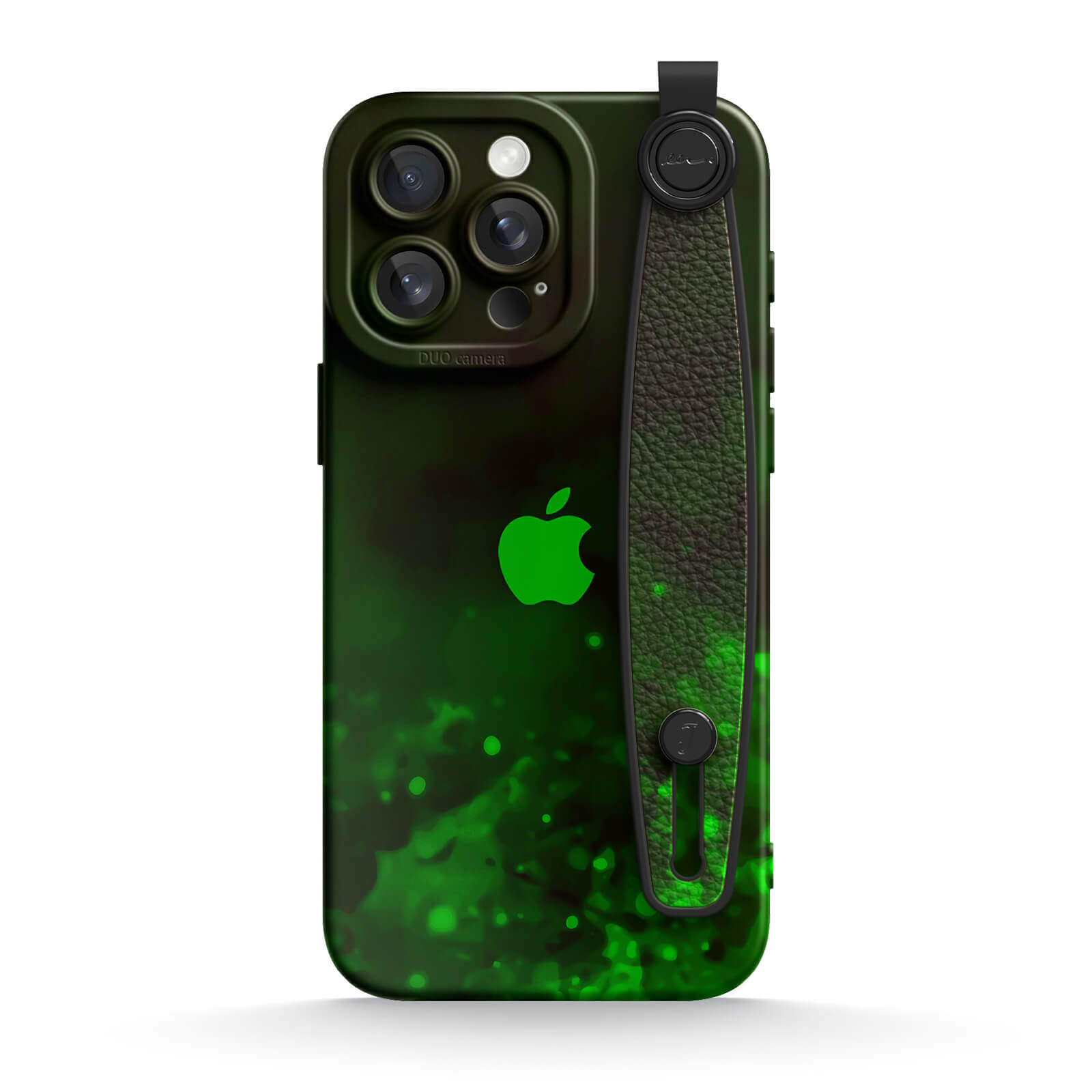 Black Green | iPhone Series Multifunctional Wristband Case