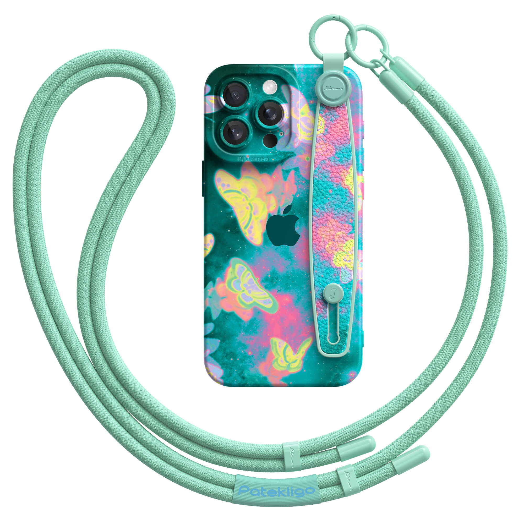 Morpho Butterfly | iPhone Series Multifunctional Wristband Case