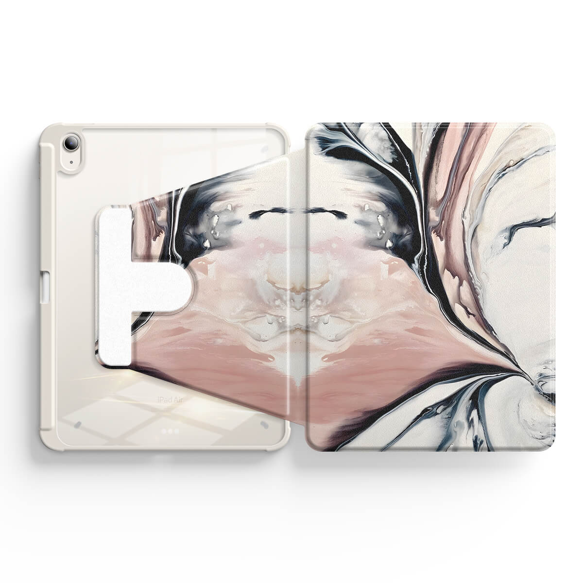 Dune White | iPad Series Snap 360° Stand Impact Resistant Case