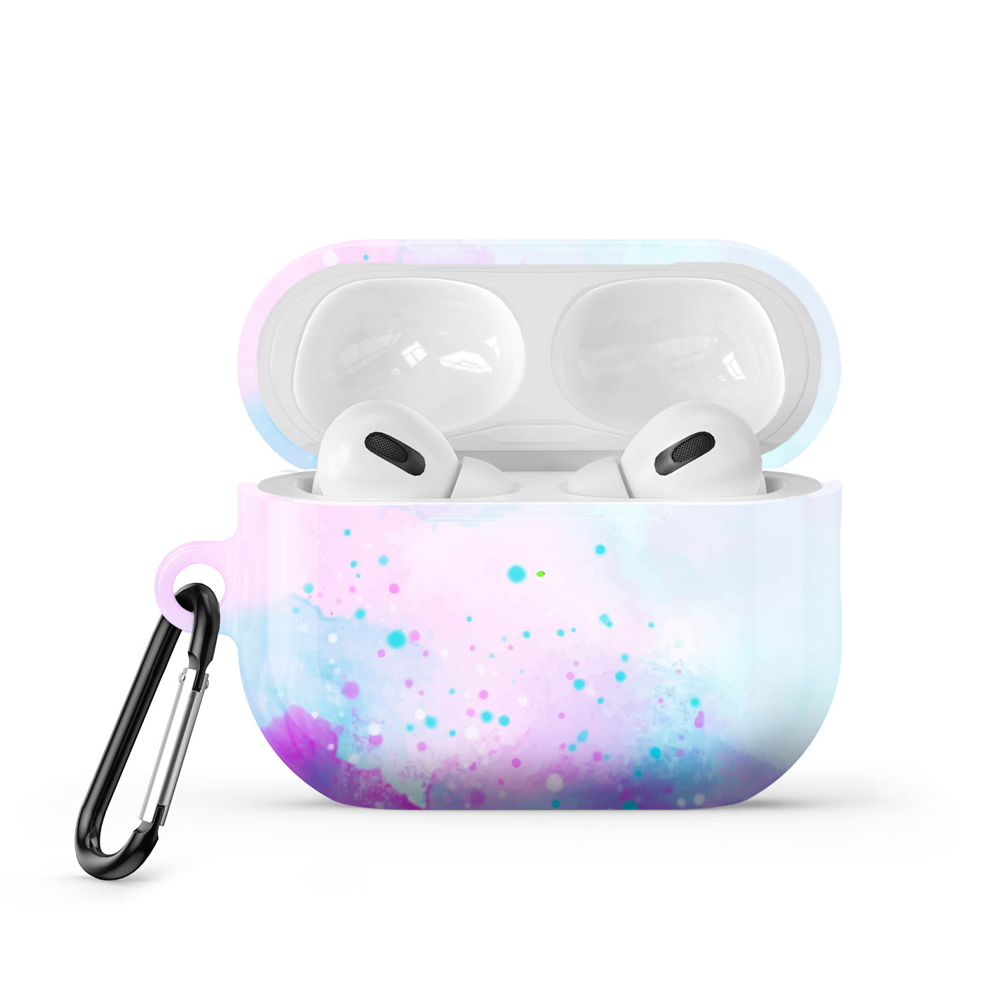 Watercolor Pink Blue | AirPods Series Shockproof Protective Case