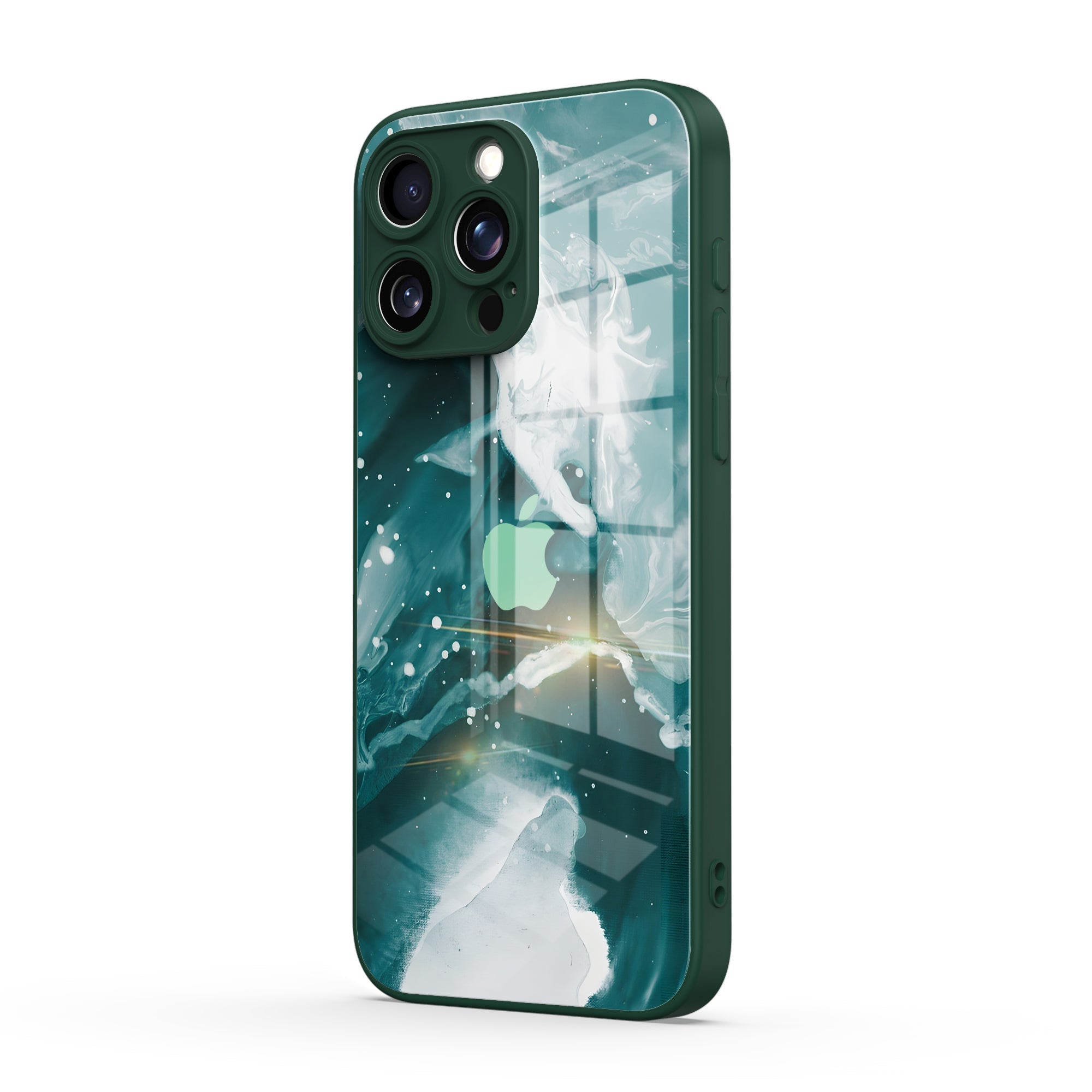 Green Wave Jade | IPhone Series Impact Resistant Protective Case