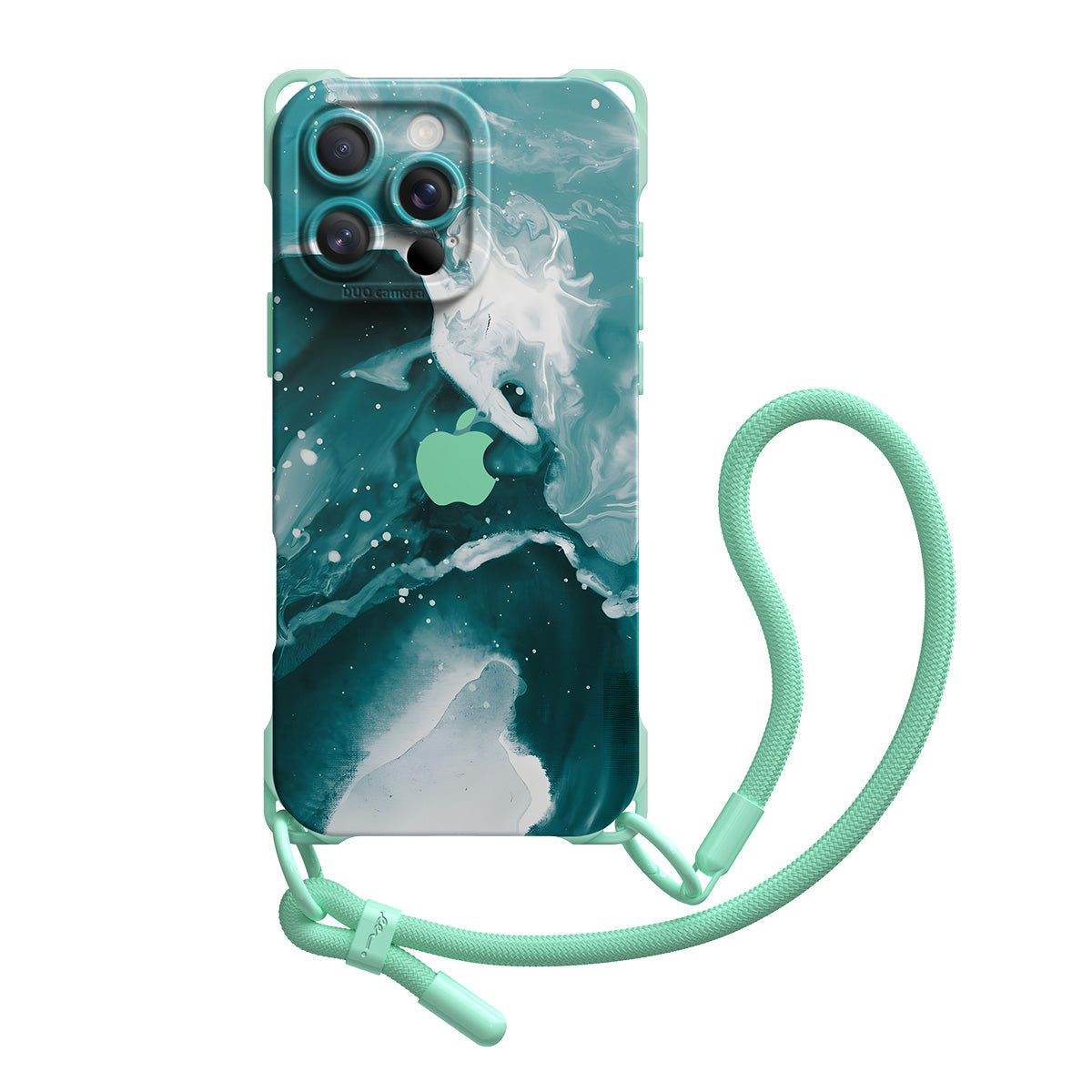 Green Wave Jade | iPhone Series Ultra Impact Resistant Protective Case