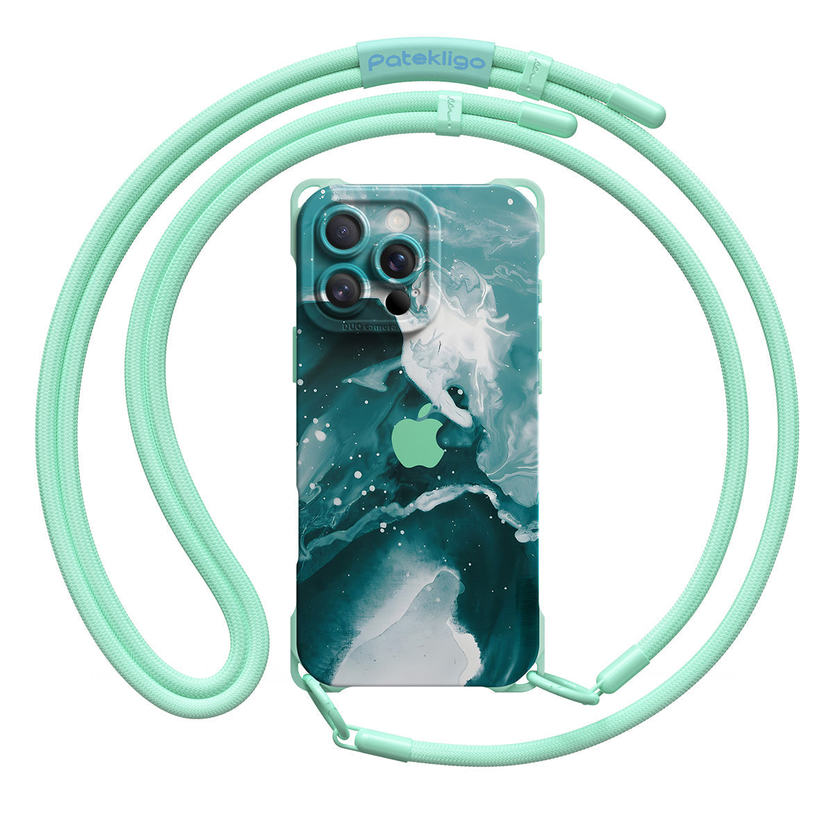 Green Wave Jade | iPhone Series Ultra Impact Resistant Protective Case