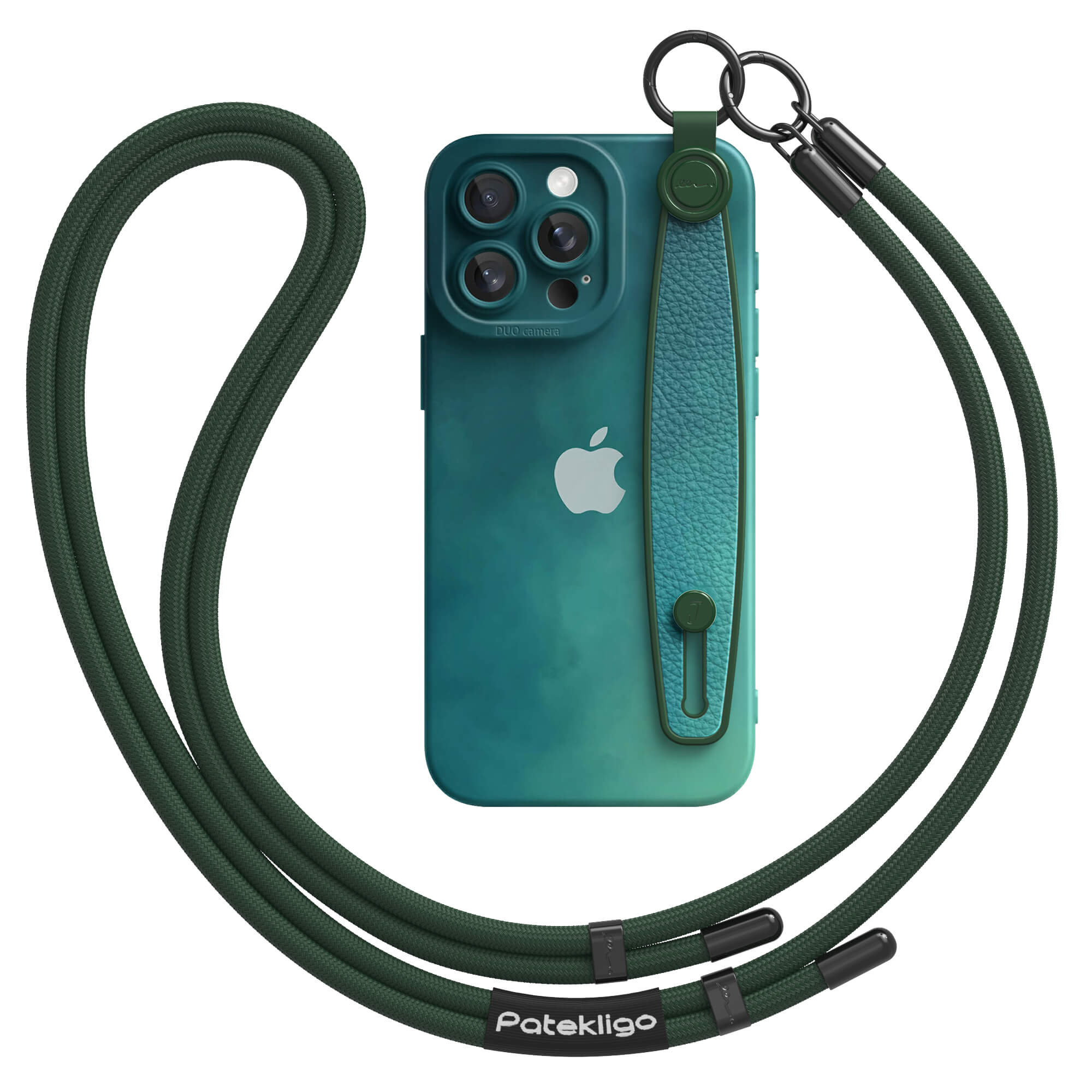 Fog Green | iPhone Series Multifunctional Wristband Case