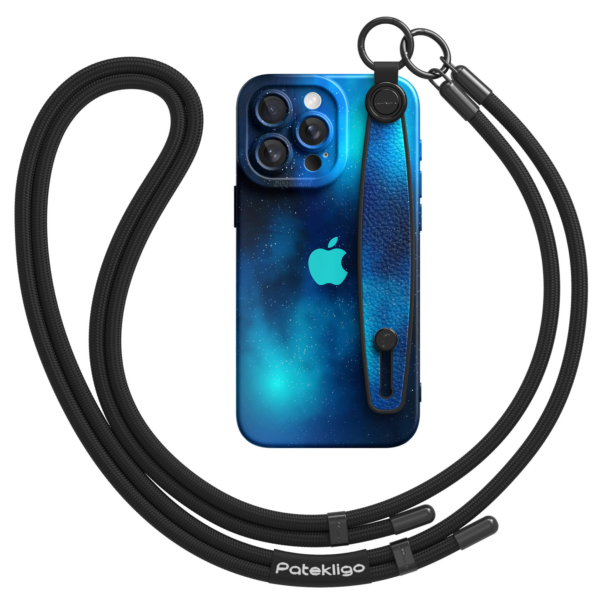 Blue King Star | iPhone Series Multifunctional Wristband Case