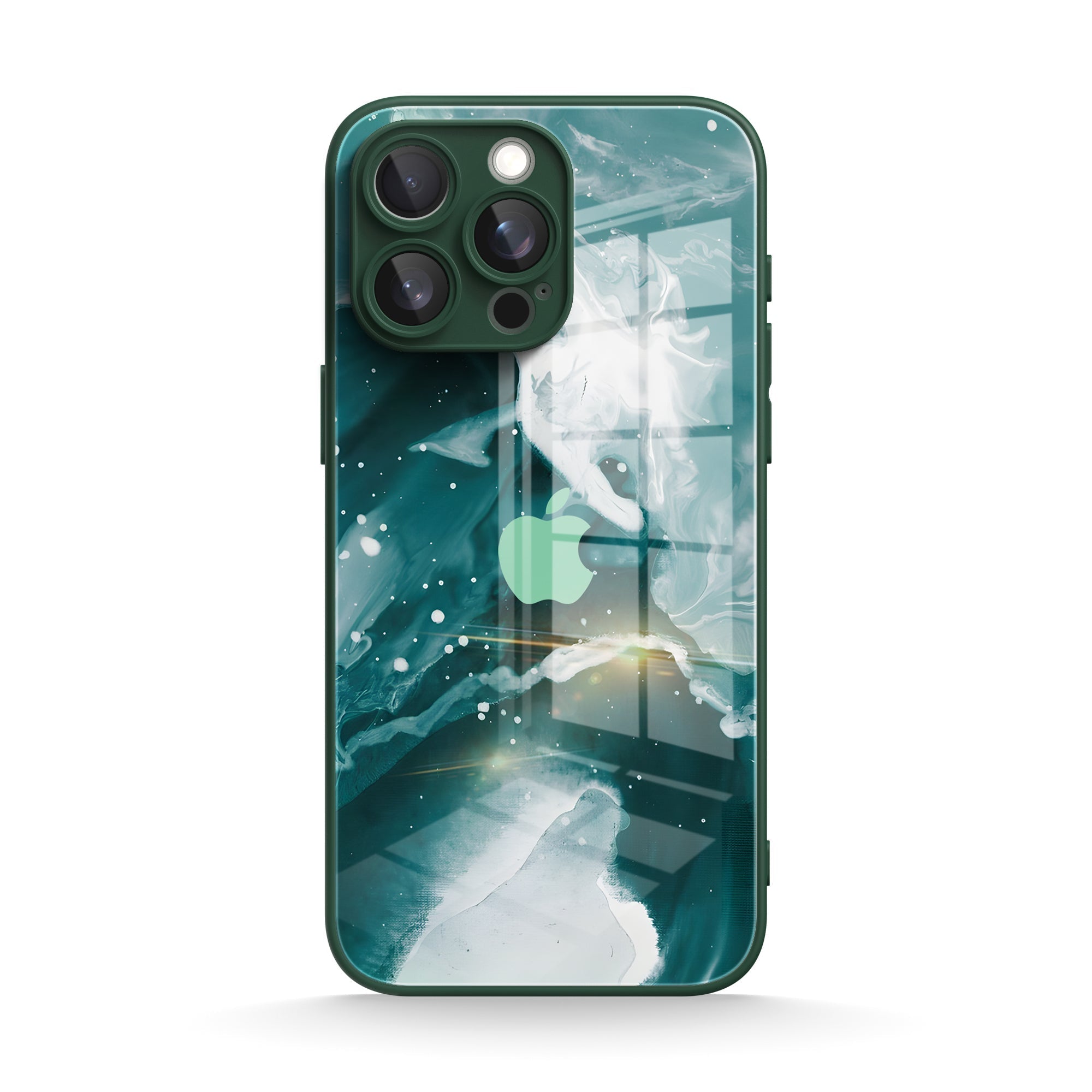 Green Wave Jade | IPhone Series Impact Resistant Protective Case