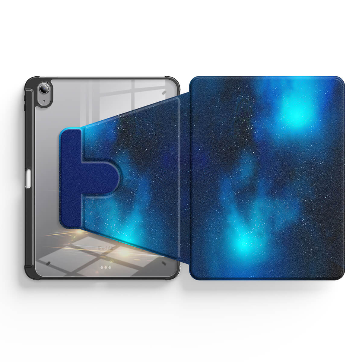 Blue King Star | iPad Series Snap 360° Stand Impact Resistant Case