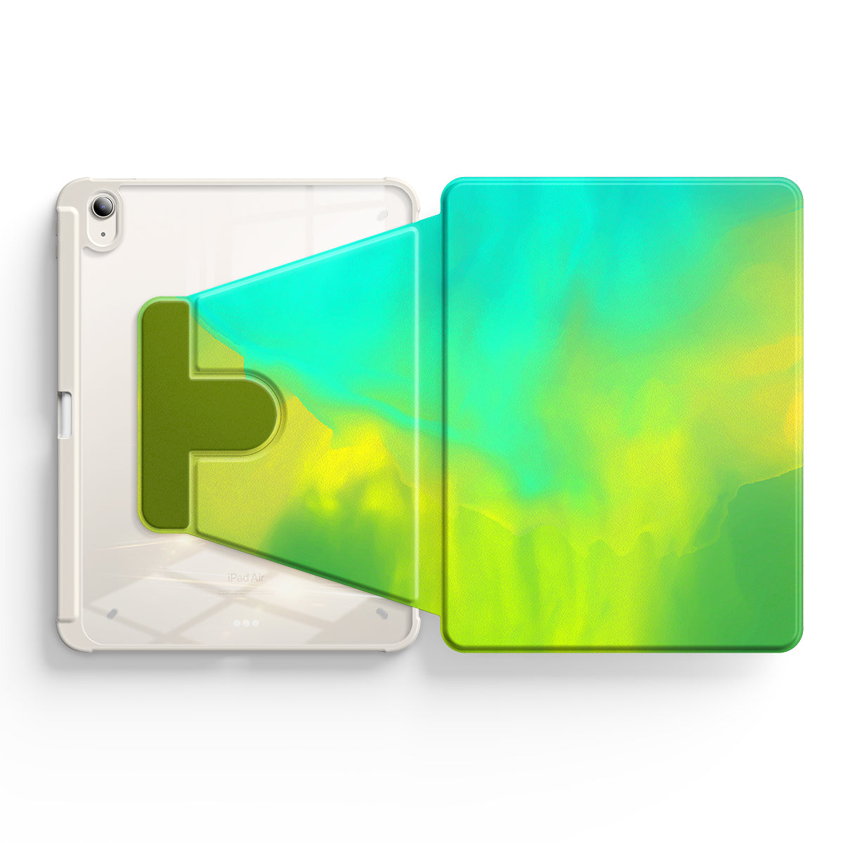 Northern Lights | iPad Series Snap 360° Stand Impact Resistant Case