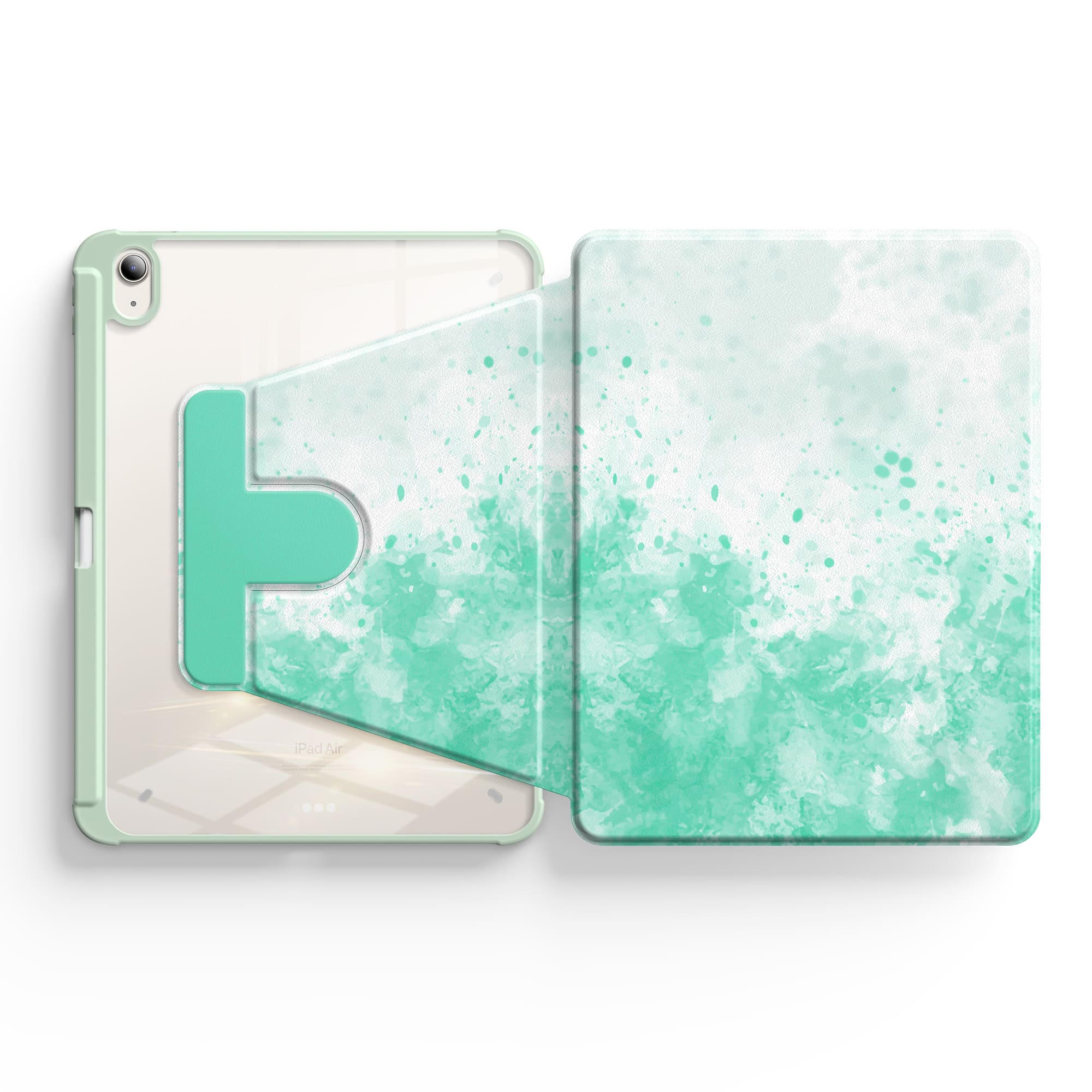 Splash Green | iPad Series Snap 360° Stand Impact Resistant Case